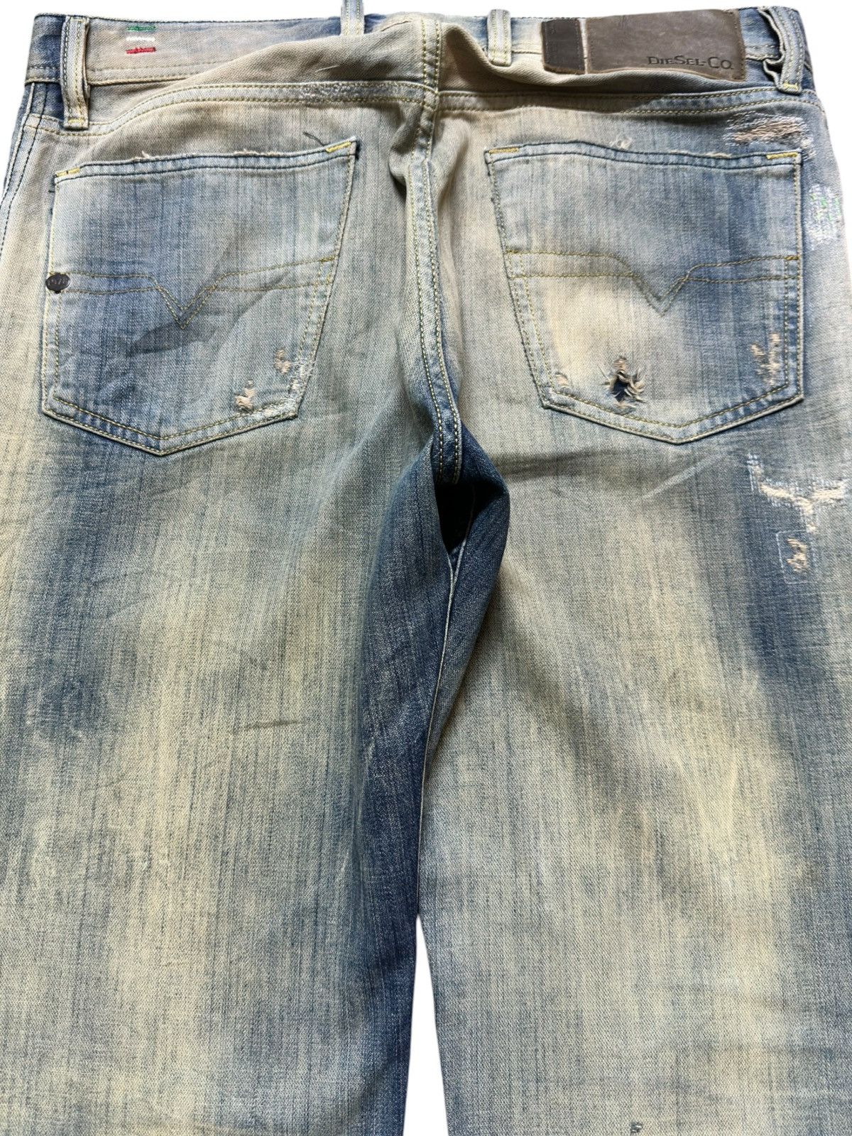 Diesel Vintage Diesel Waykee Straight Mudwash Jeans Size US 34 / EU 50 - 5 Thumbnail