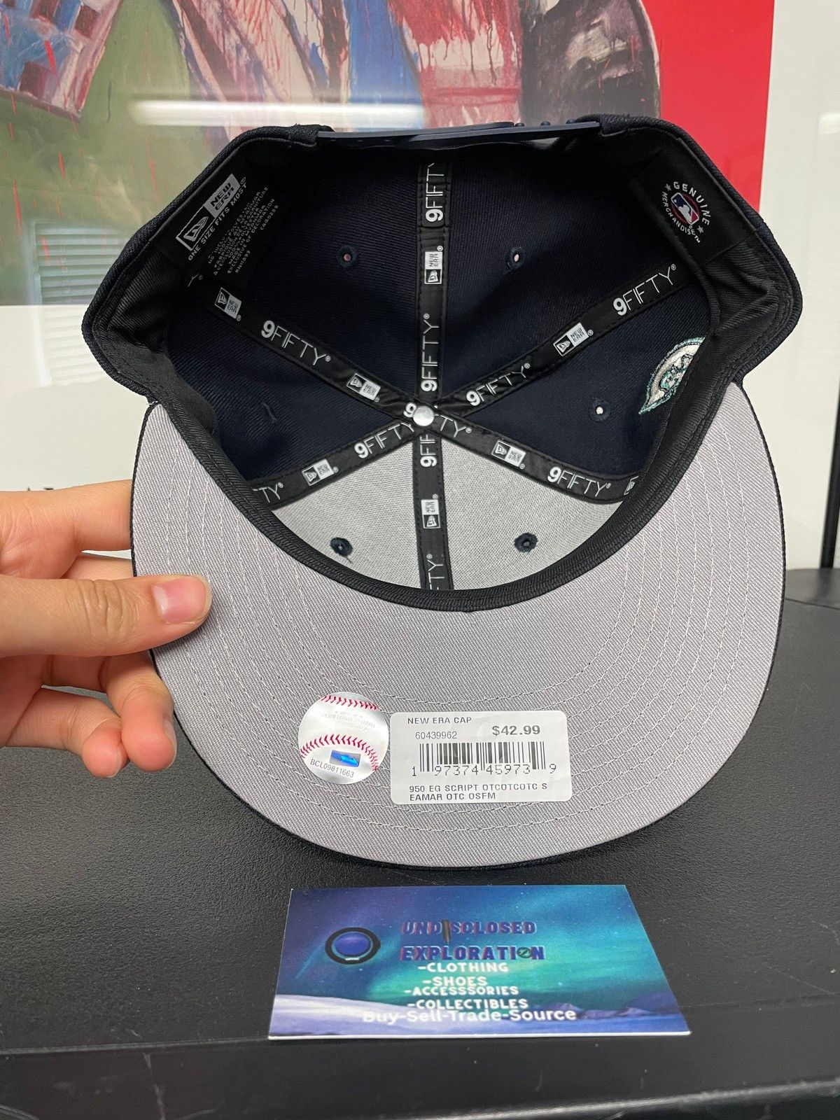 New Era Seattle Mariners wordmark new era hat Size ONE SIZE - 5 Thumbnail