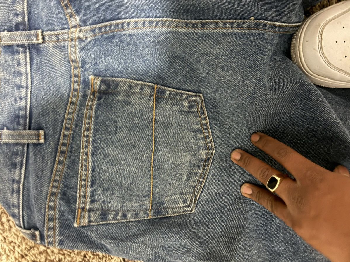 Carhartt × Greg Lauren Luxe Denim Tears ! (jaded denim) Size US 35 - 4 Thumbnail