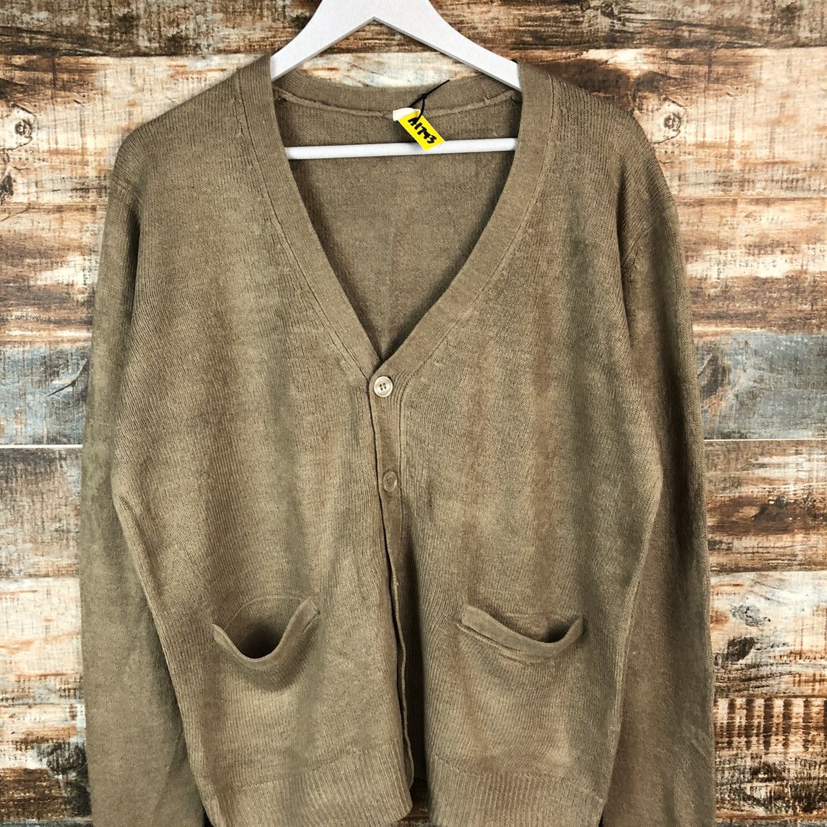 GU GU japan Brown Cardigan Knitwear #A1743 Size US M / EU 48-50 / 2 - 5 Thumbnail