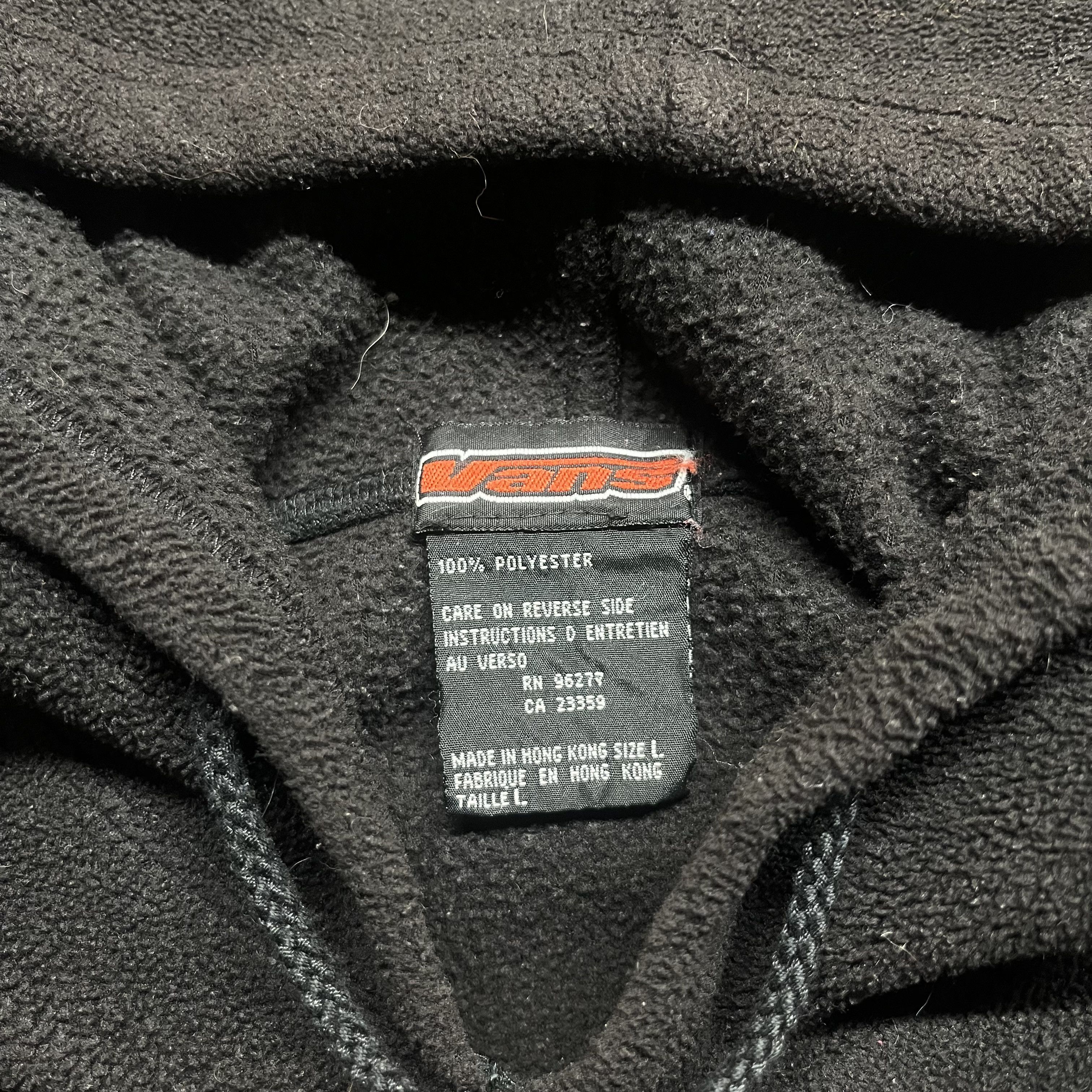 Vans × Vintage Vintage Vans Skate 1990s Black Embroidered Fleece XL Skater Size US XL / EU 56 / 4 - 7 Thumbnail