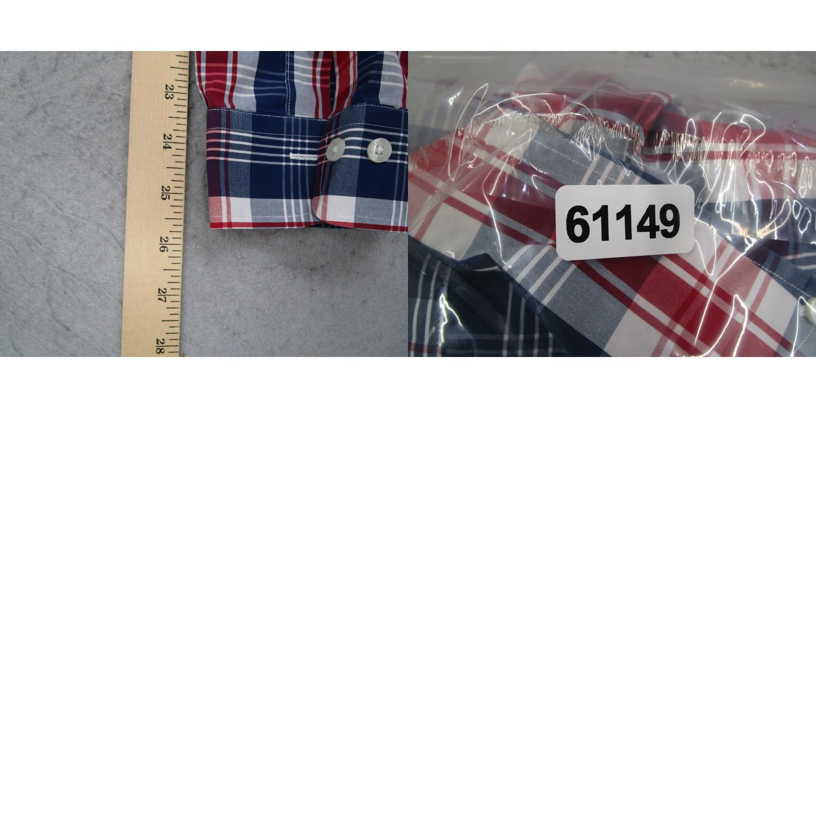 Brooks Brothers Brooks Brothers Regent Non-Iron Shirt Mens L Red White Blue Plaid Supima Cotton Shirt Size US L / EU 52-54 / 3 - 8 Thumbnail