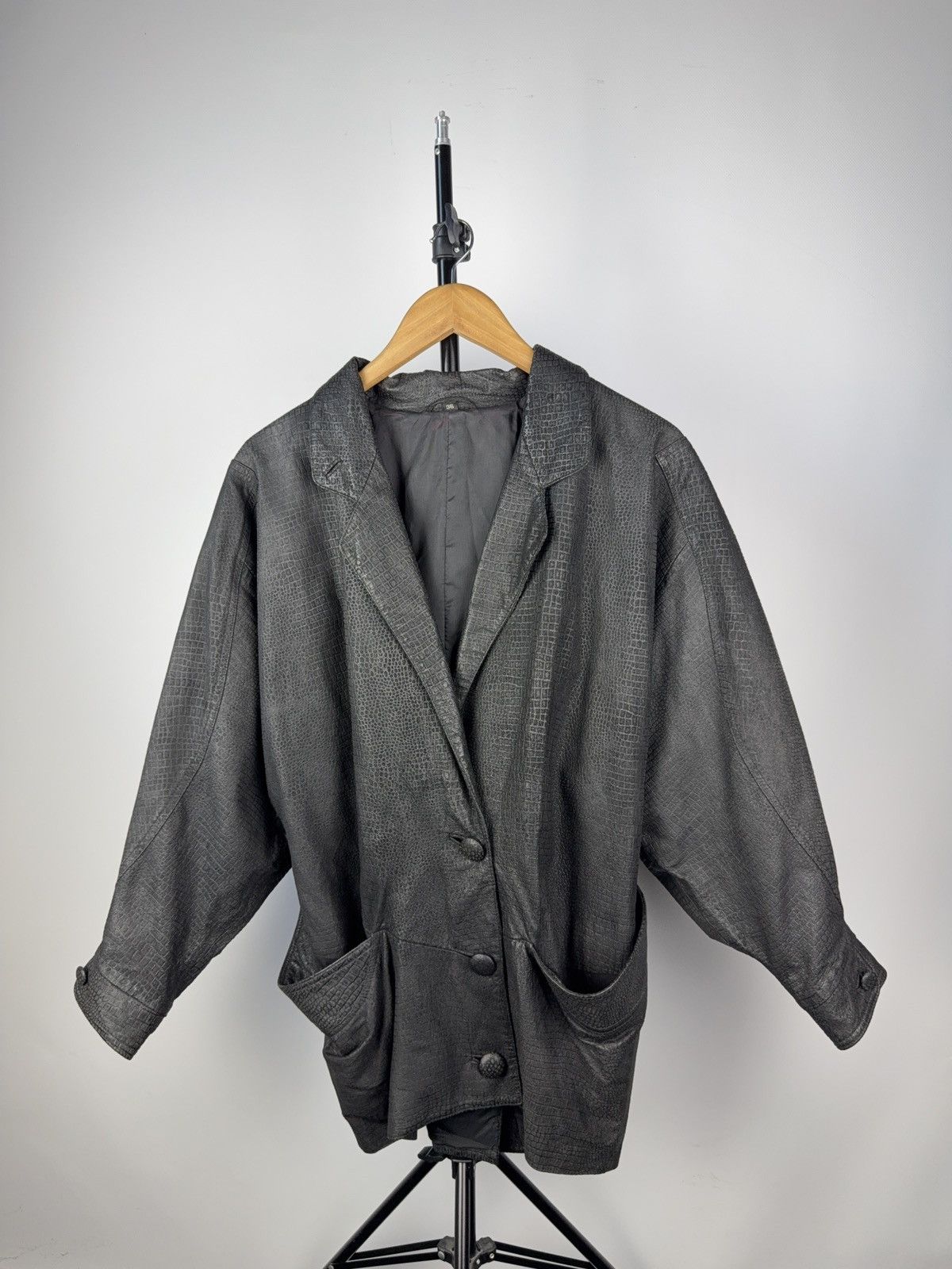 Vintage Vintage 90s Avant Garde Leather Biker MOTO Y2K Jacket Size US S / EU 44-46 / 1 - 3 Thumbnail