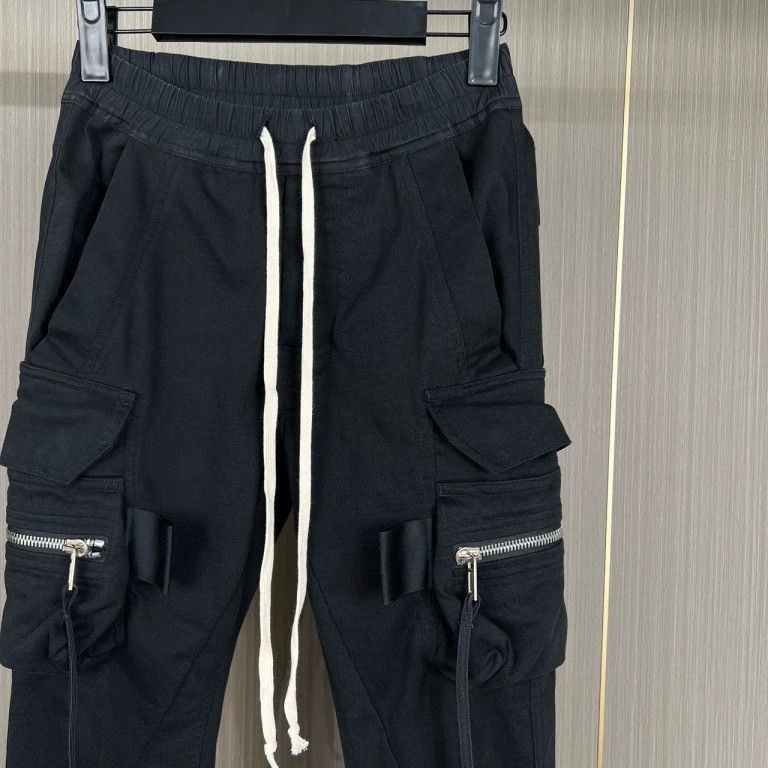 Rick Owens Rick Owens Black Cargo Long Pants Size 44-2505 Size US 44 / EU 60 - 3 Thumbnail