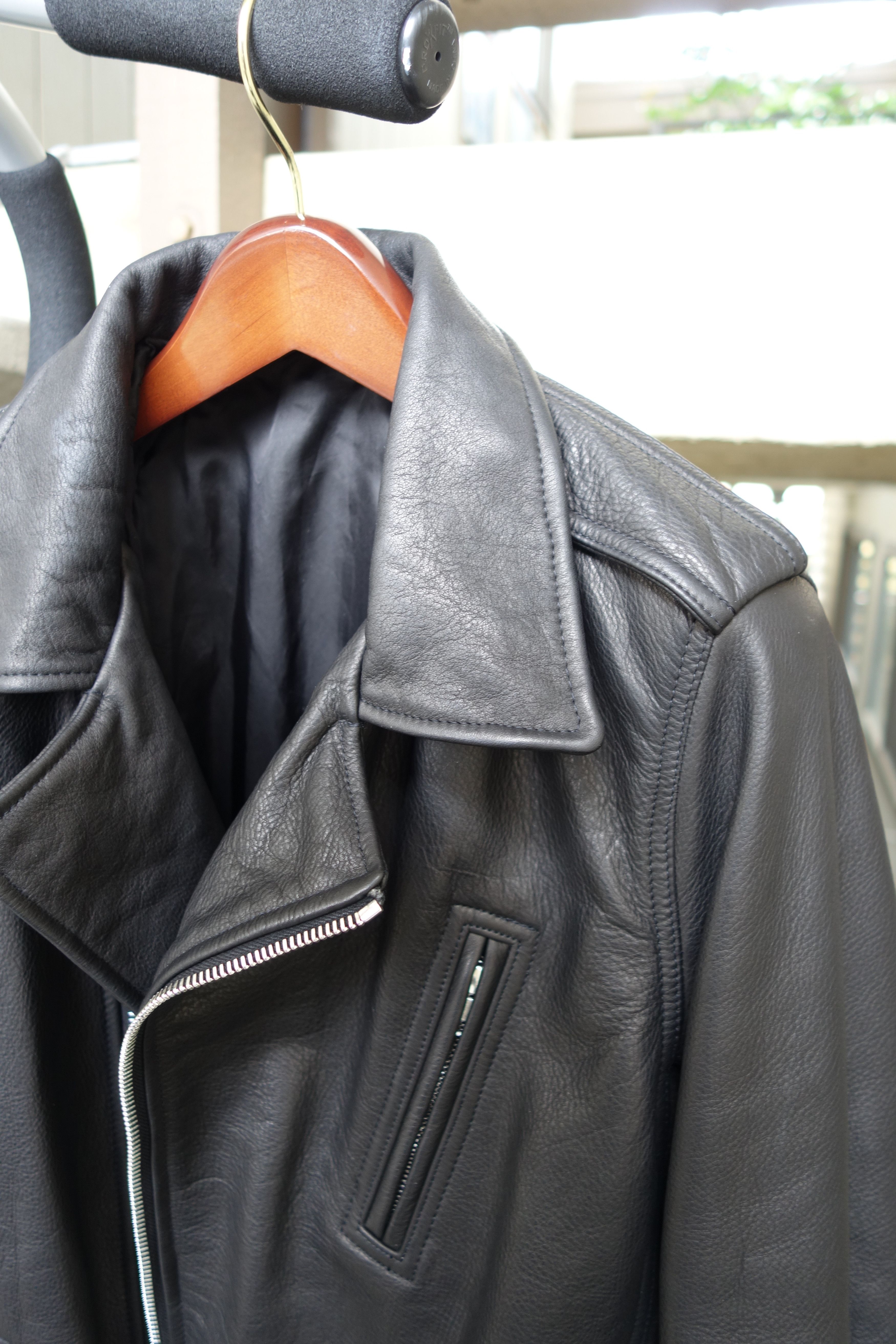 Rick Owens Rick Owens 2014 Stooges Heavy Calf Leather Jacket LCW Size US M / EU 48-50 / 2 - 8 Thumbnail