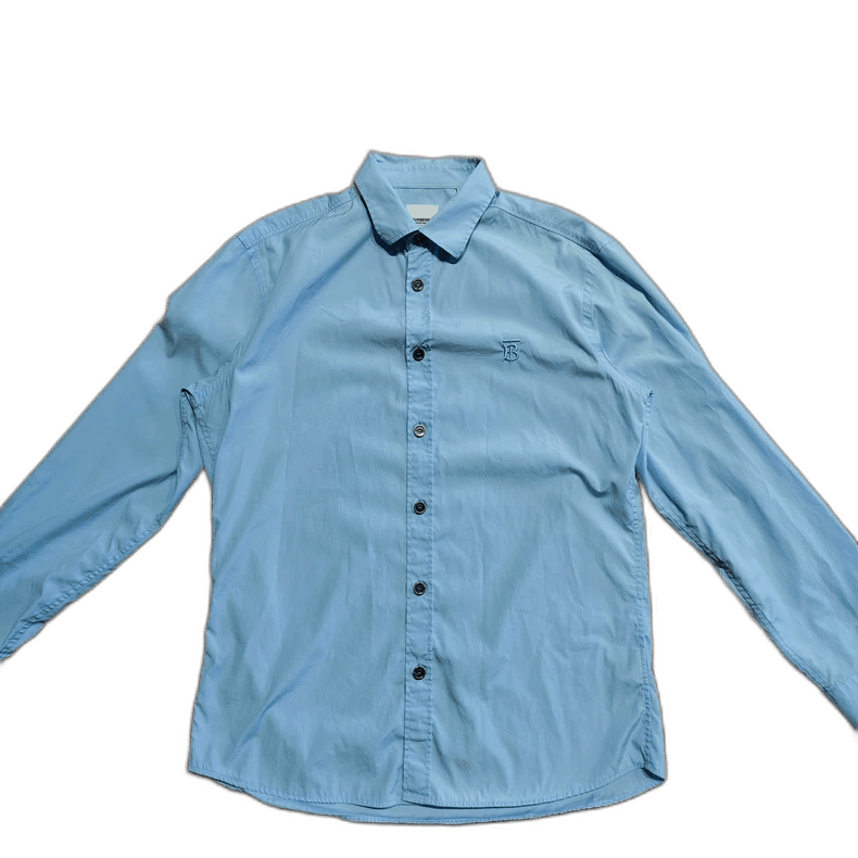 Burberry burberry light blue long sleeve shirt Size US M / EU 48-50 / 2 - 1 Thumbnail