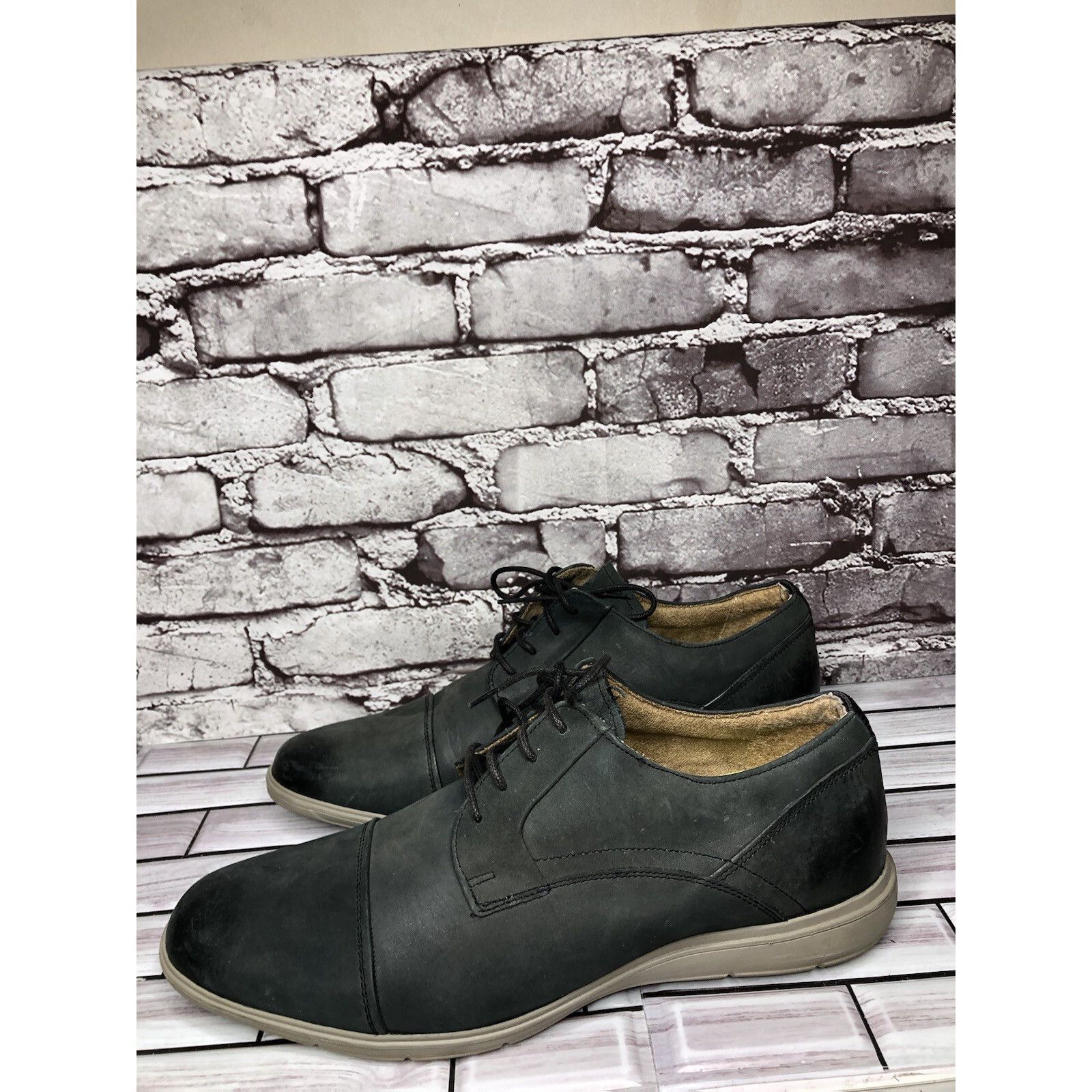 Florsheim Florsheim Blue Leather Cap Toe Lace Up Oxfords Casual Shoes Size US 12 / EU 45 - 17 Thumbnail