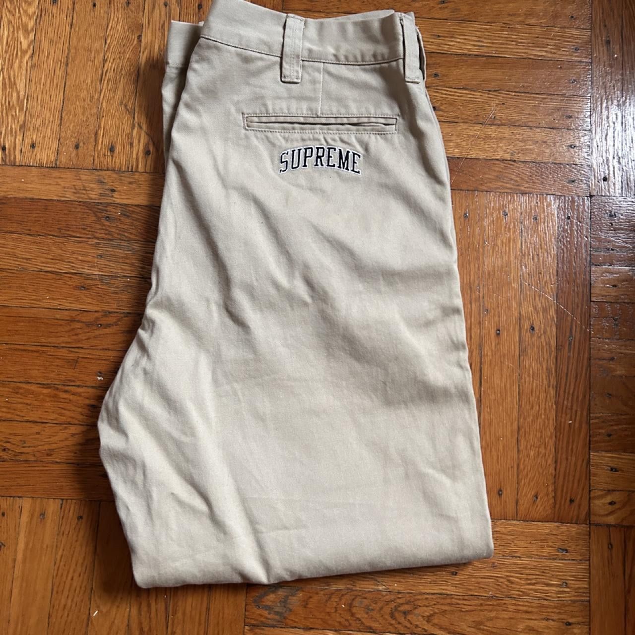 Supreme Supreme 32 Distressed Loose Fit Selvedge Jean Washed Blue