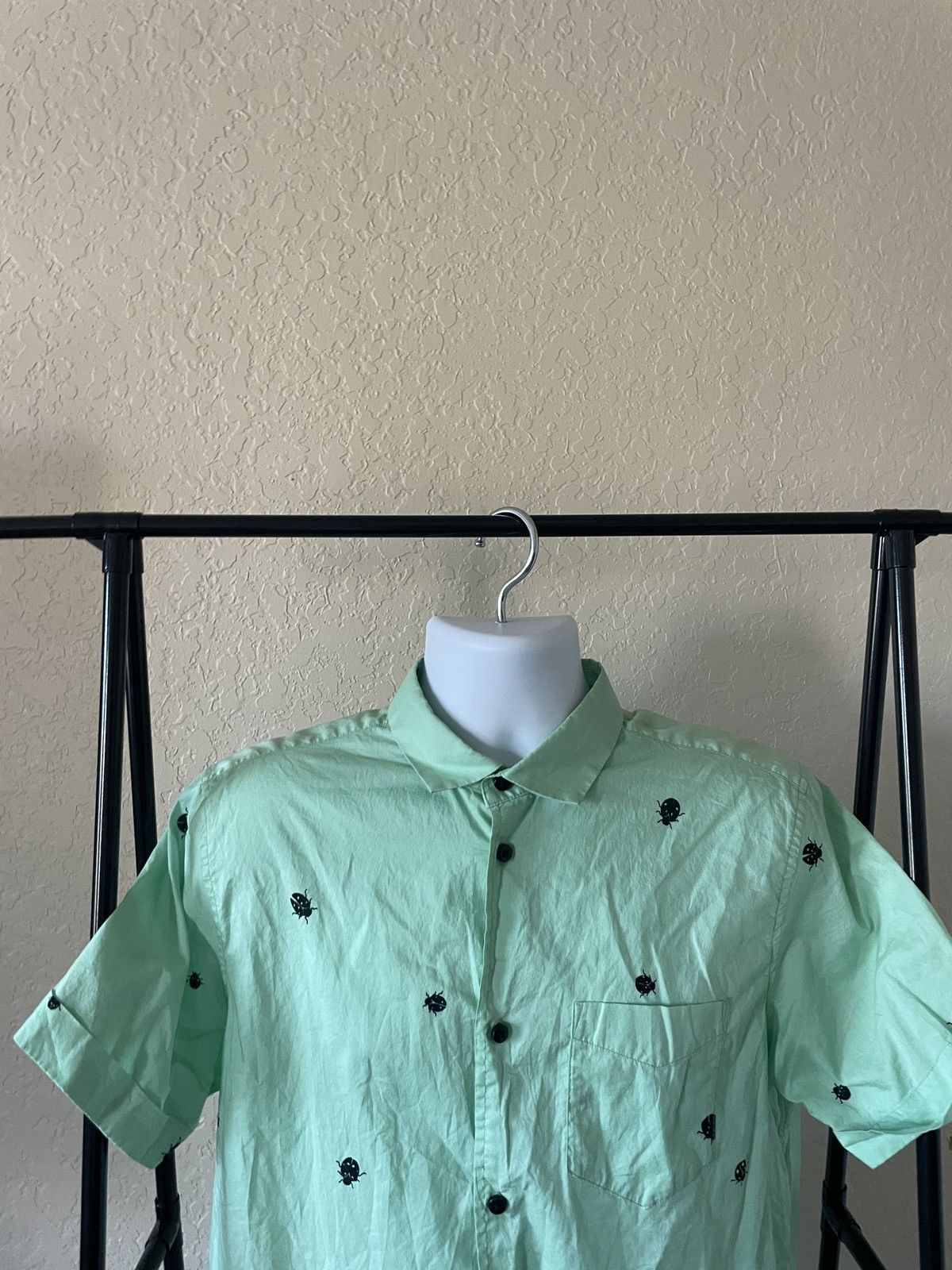 Marc by Marc Jacobs Pistachio Lady Bug SS cotton shirt Size US M / EU 48-50 / 2 - 3 Thumbnail