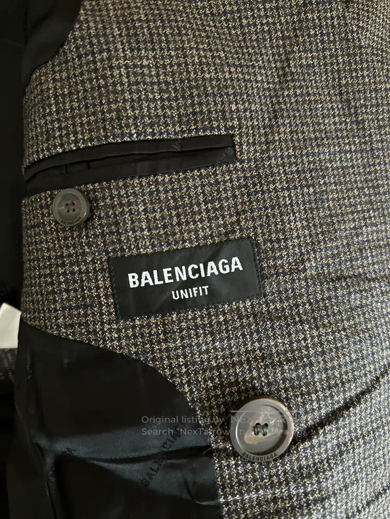 Balenciaga Balenciaga Plaid Coat Size US S / EU 44-46 / 1 - 5 Thumbnail