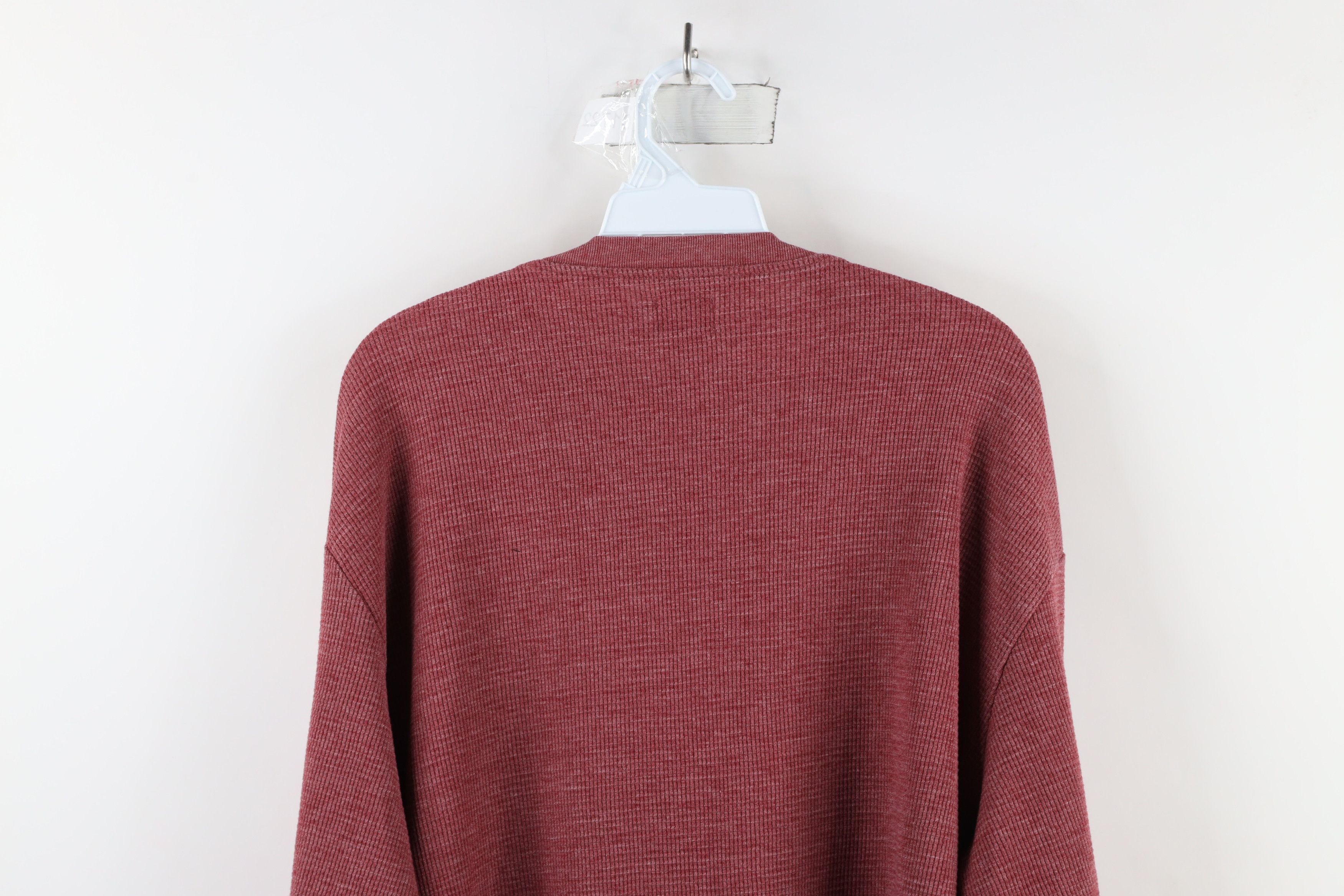 Vintage Vintage Streetwear Waffle Knit Long Sleeve Henley T-Shirt Size US XXL / EU 58 / 5 - 9 Thumbnail