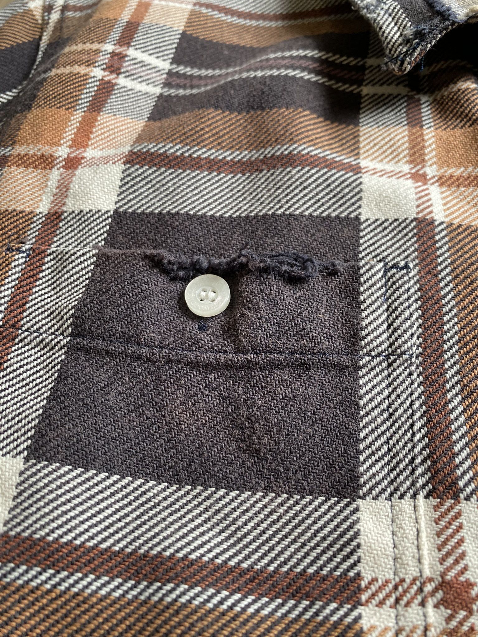 Kapital DISTRESSED VINTAGE WASH CHECK SHIRT Size US M / EU 48-50 / 2 - 15 Thumbnail