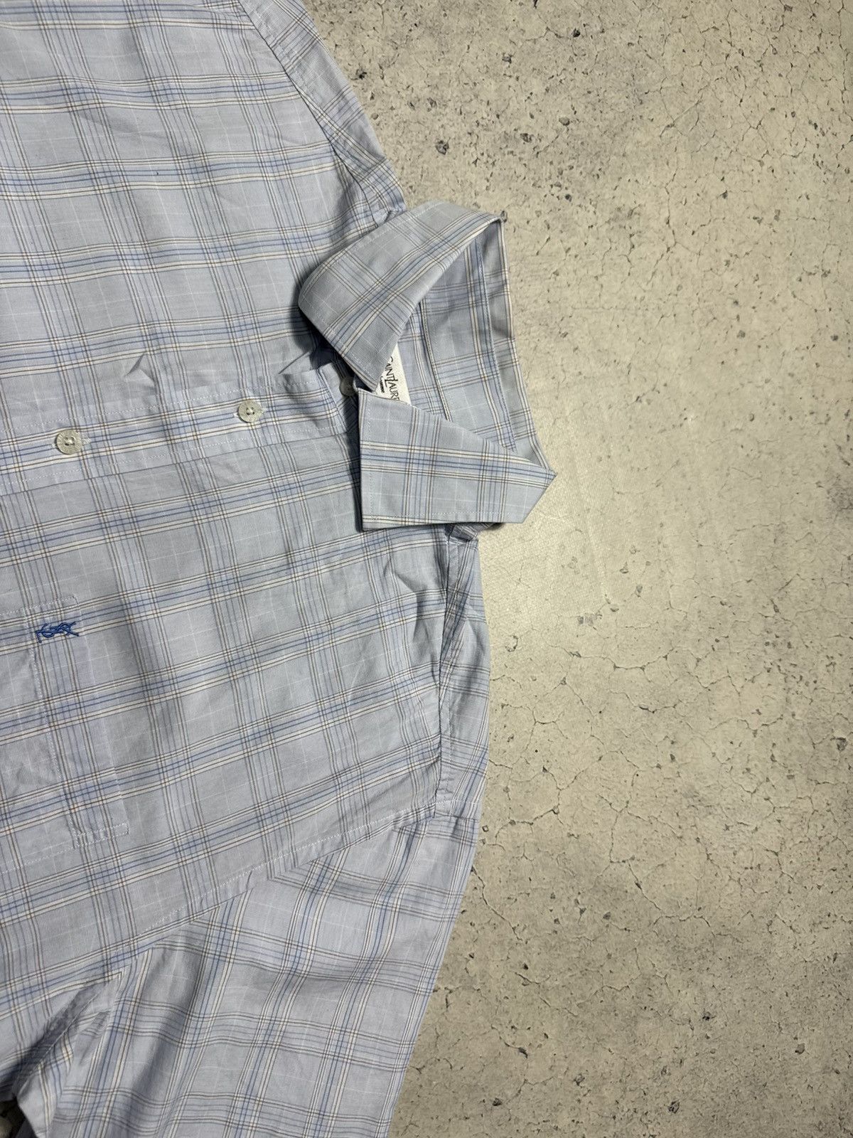 Yves Saint Laurent Yves Saint Laurent YSL Short Sleeve Button Up Shirt Size US L / EU 52-54 / 3 - 4 Thumbnail