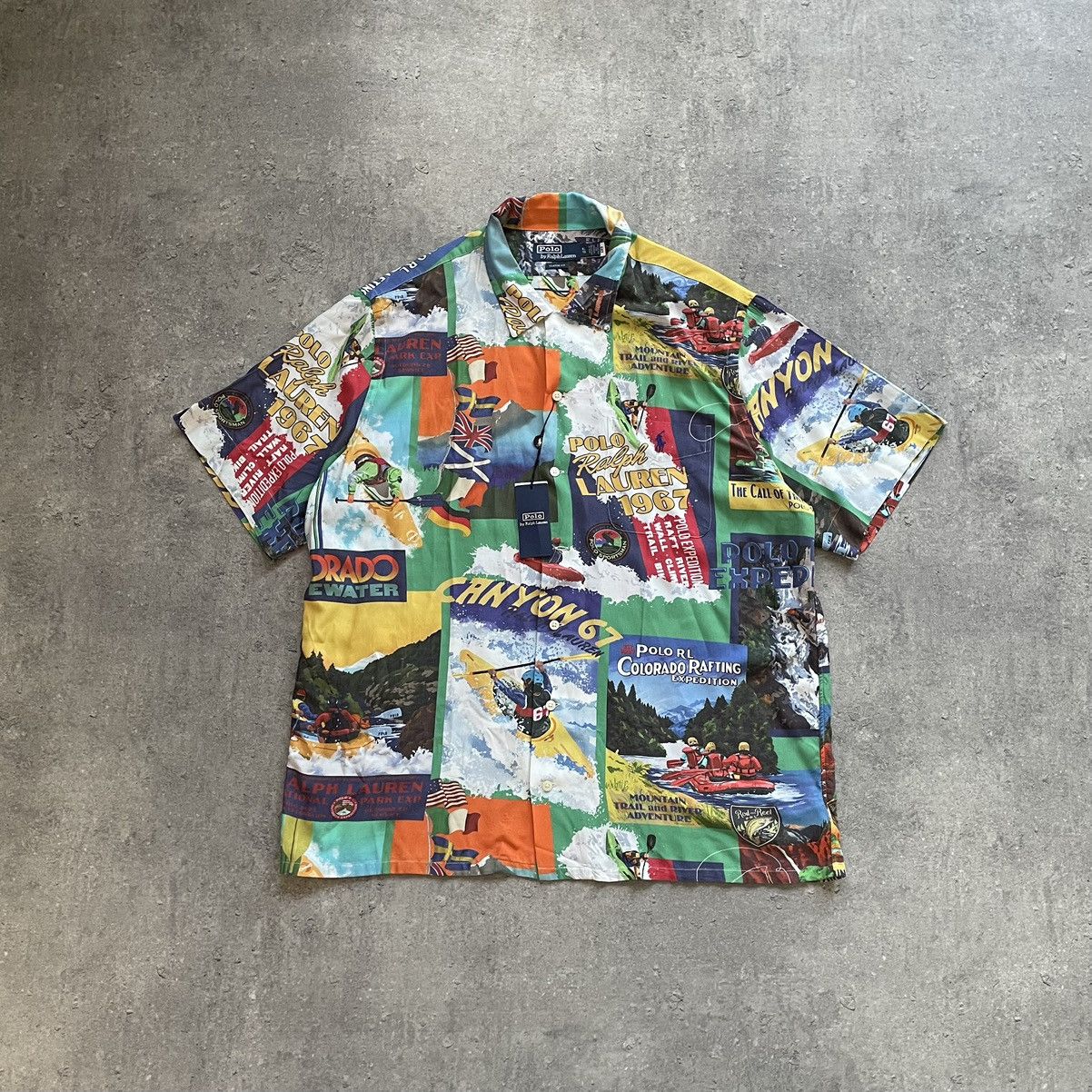 Polo Ralph Lauren Polo Ralph Lauren Classic Fit Colorado Kajak Shirt Size US XL / EU 56 / 4 - 2 Thumbnail
