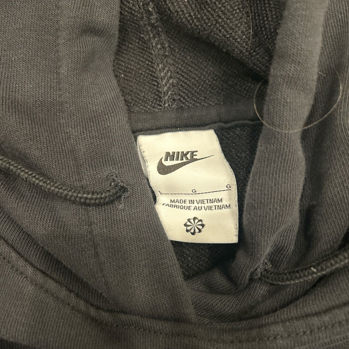 Nike Black oversized hoodie Size US L / EU 52-54 / 3 - 3 Thumbnail