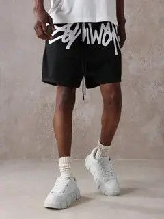 Jean Fukiishi x Aoba Graphic DRIP Y2k Shorts drill Size US 34 / EU 50 - 6 Thumbnail