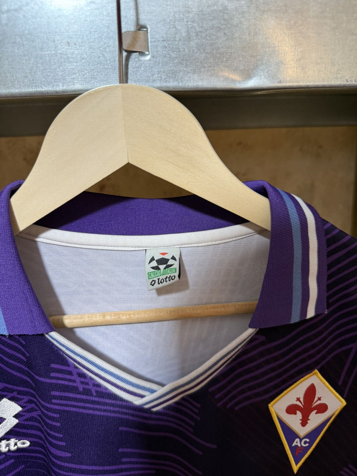 Lotto Sport × Vintage Vintage Lotto Fiorentina 1992/93 Home Soccer Jersey Bootleg Size US XL / EU 56 / 4 - 4 Thumbnail