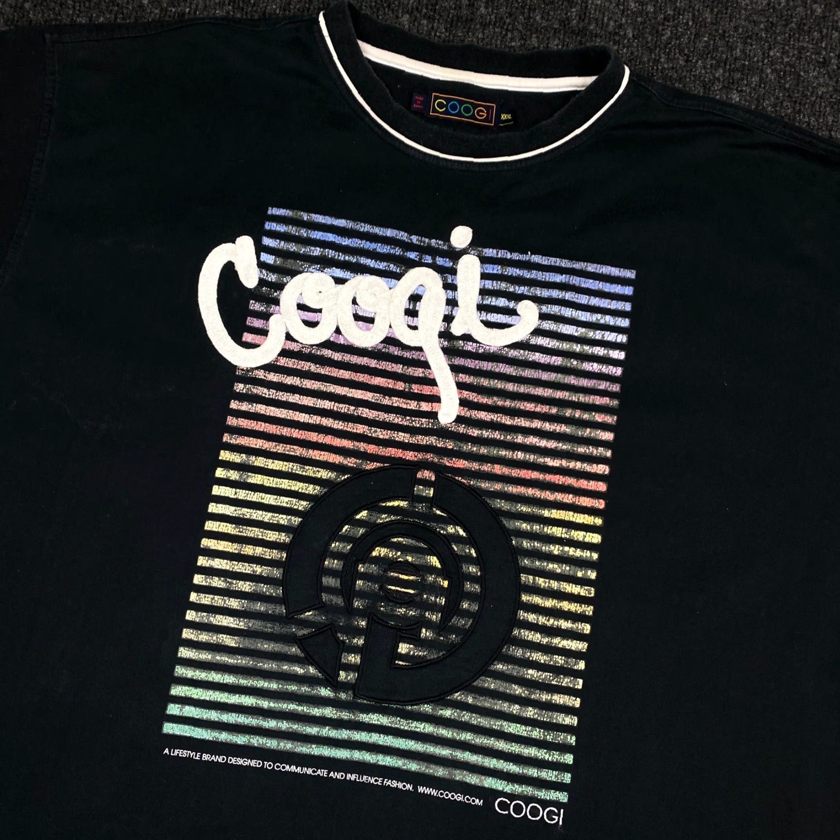Coogi VINTAGE COOGI T SHIRT Black XXXL 3XL Streetwear 90s Y2K Embroidered Logo Mens Short Sleeve Crew Neck Size US XXL / EU 58 / 5 - 2 Thumbnail