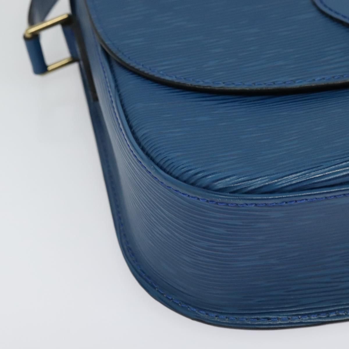 Louis Vuitton LOUIS VUITTON Epi Saint Cloud GM Shoulder Bag Toledo Blue Size ONE SIZE - 15 Thumbnail