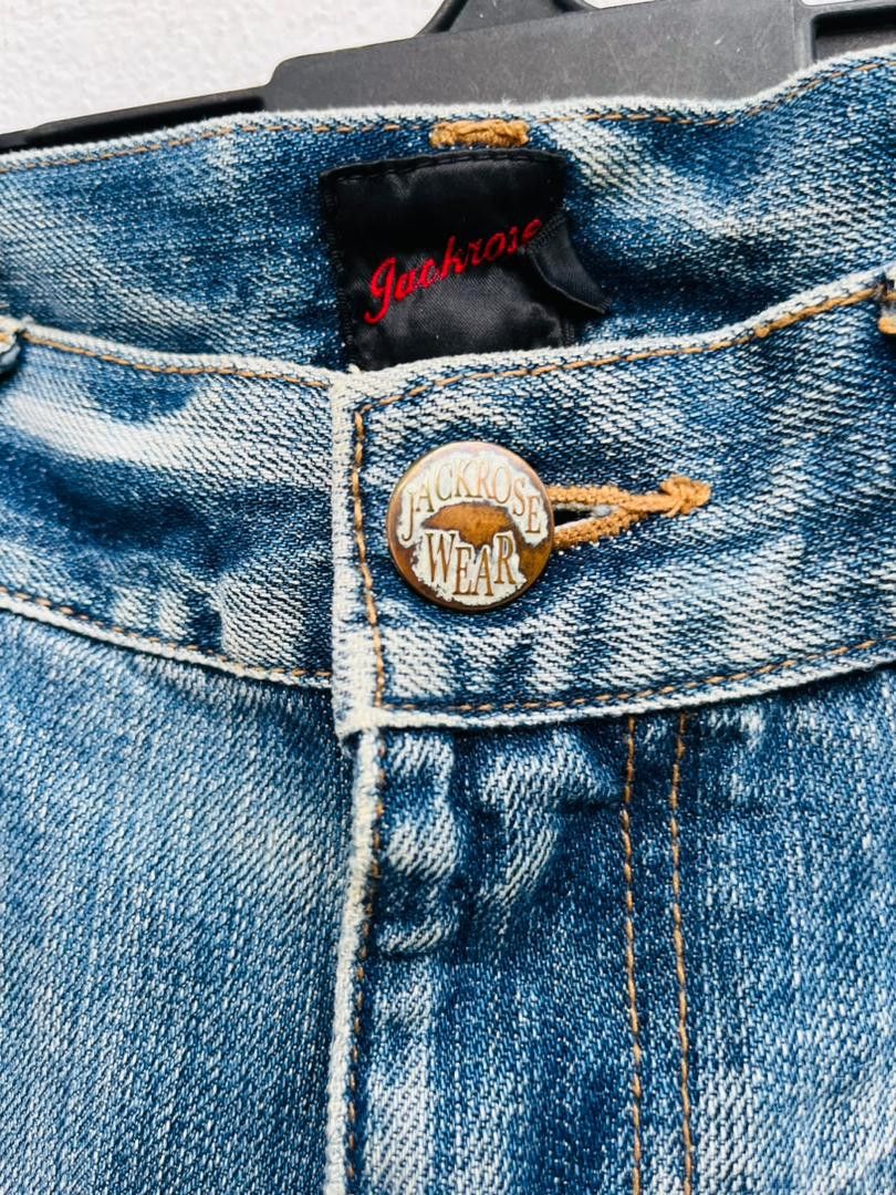 Japanese Brand × Vintage Vintage Jackrose Distressed Japanese Bootcut Fashion Style Size US 33 - 5 Thumbnail
