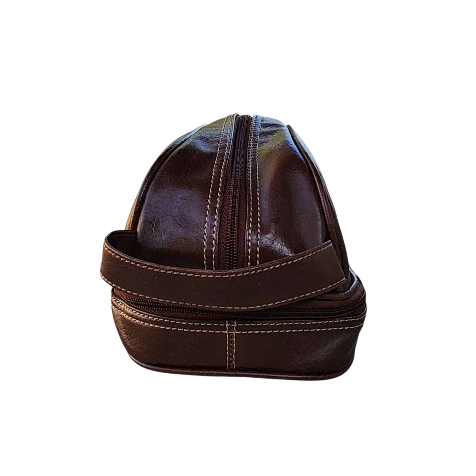Relic Relic Leather Dual Compartment Toiletry Travel Storage Bag Size ONE SIZE - 3 Thumbnail