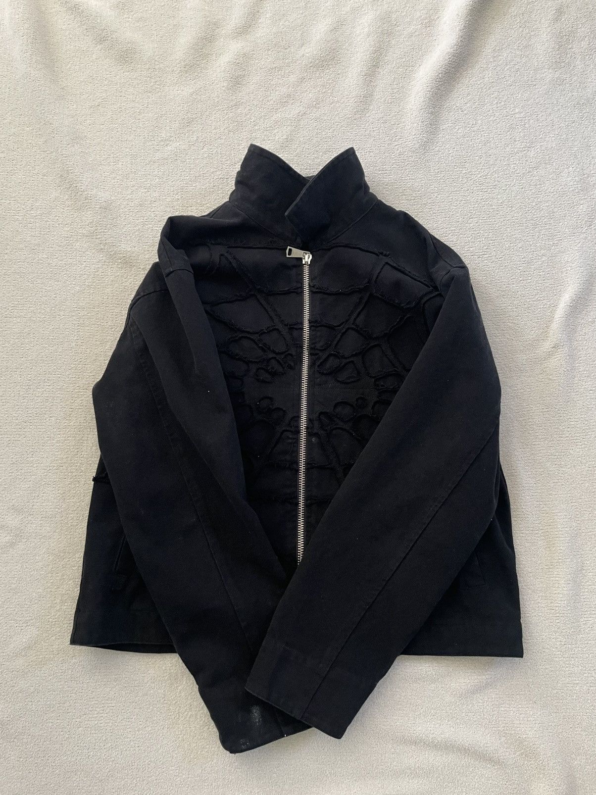 Japanese Brand Black Spider Web Jacket Size US M / EU 48-50 / 2 - 2 Thumbnail