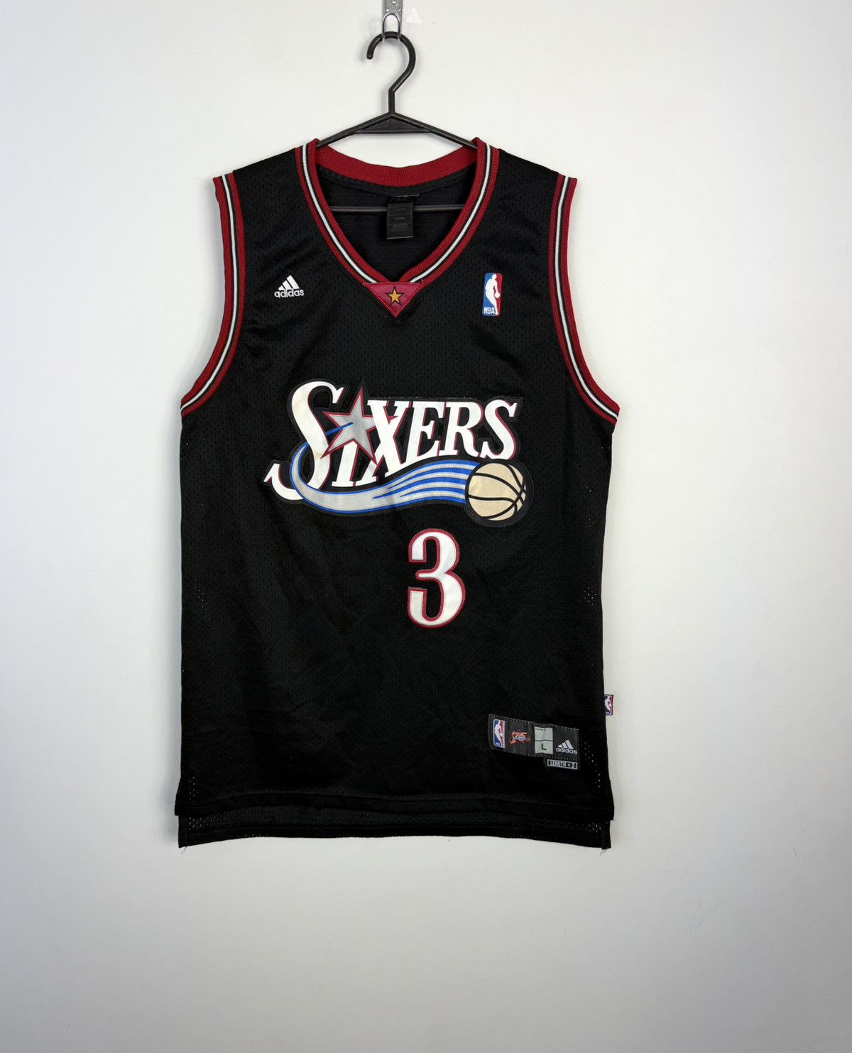 Adidas Rare Jersey Philadelphia 76ers Sixers #3 Allen Iverson NBA Size US M / EU 48-50 / 2 - 2 Thumbnail