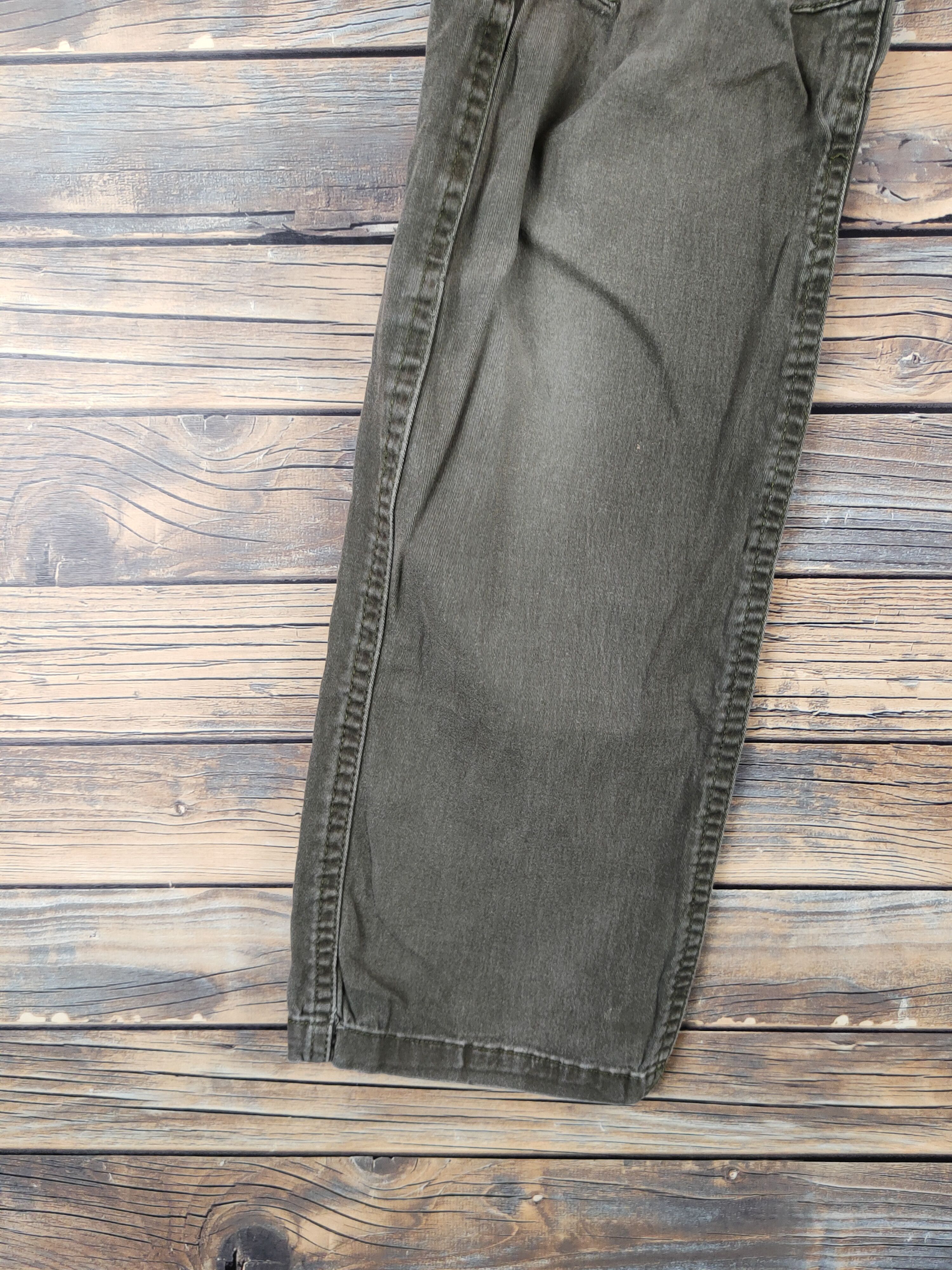 Japanese Brand Geride Olive Faded Multipocket Tactical Cargo Pants #W1047 Size US 29 - 4 Thumbnail