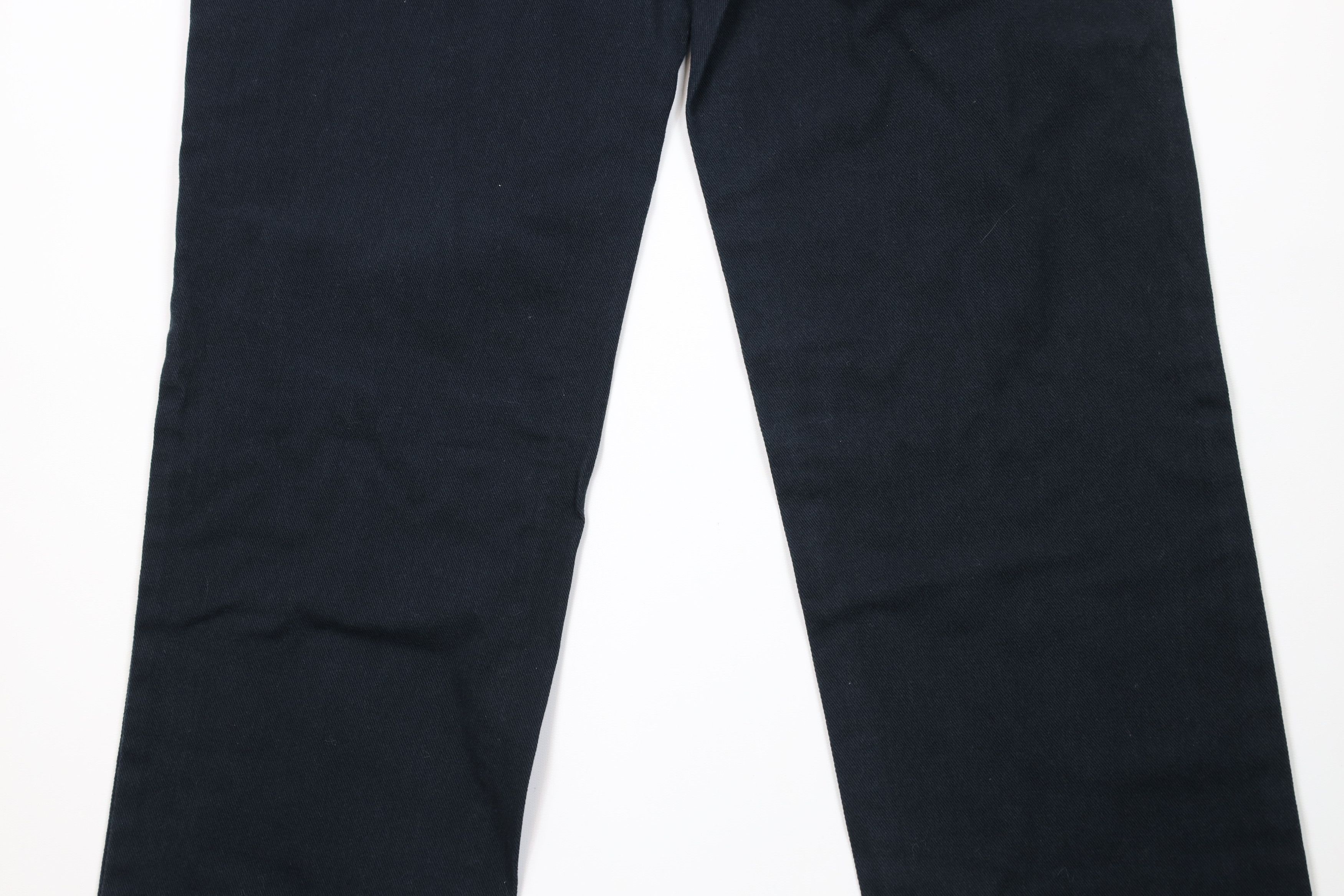 Lands' End Deadstock Vintage Lands End Tapered Leg Denim Jeans Black Size US 32 / EU 48 - 13 Thumbnail