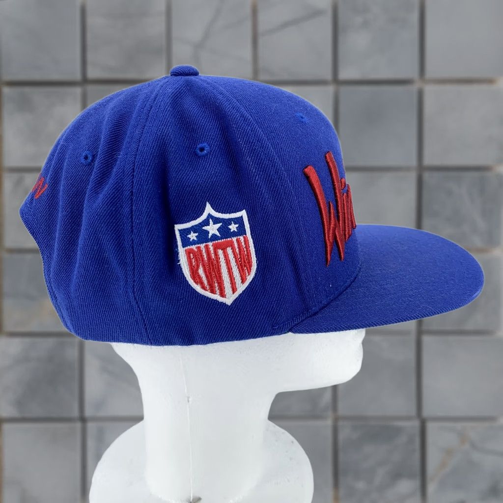 Vintage RWTW Hat Cap Snap Back Mens Blue Red Embroidered Winners Green Brim Casual Travel Classic Sports City Twill Polyester Adjustable Size ONE SIZE - 1 Thumbnail