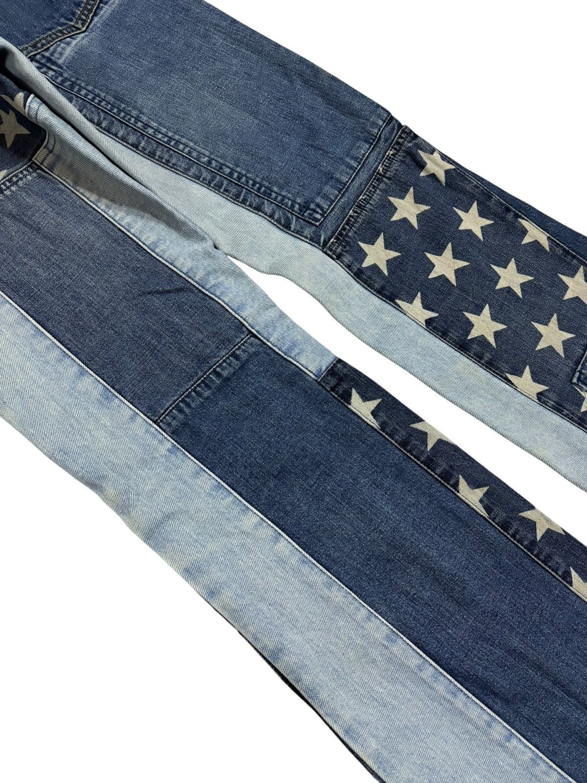 Beauty Beast Kinky Hysteric Glamour Flared Bootcut Patchwork Jeans Size US 28 / EU 44 - 10 Thumbnail