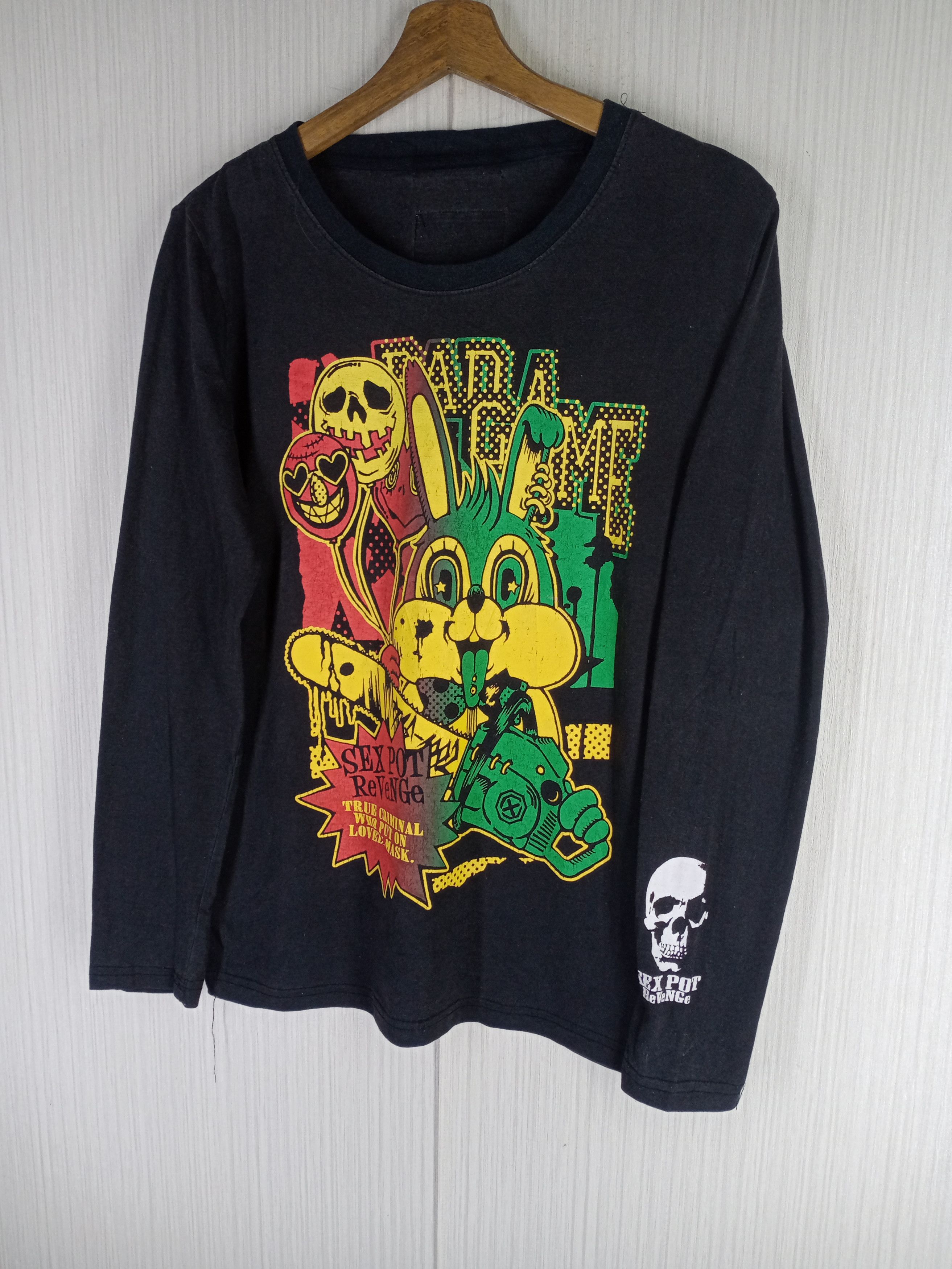 Japanese Brand RARE SEX POT REVENGE BY THE ROADSIDE TSHIRT Size US M / EU 48-50 / 2 - 3 Thumbnail