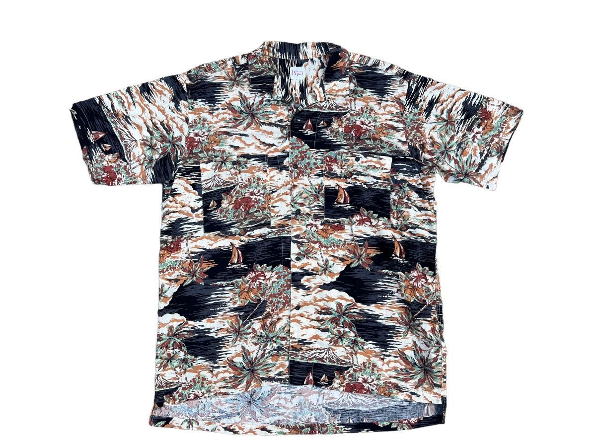 Other Japan Brand Papas Double Pocket Rayon Baggy Hawaiian Shirt Size US L / EU 52-54 / 3 - 1 Thumbnail