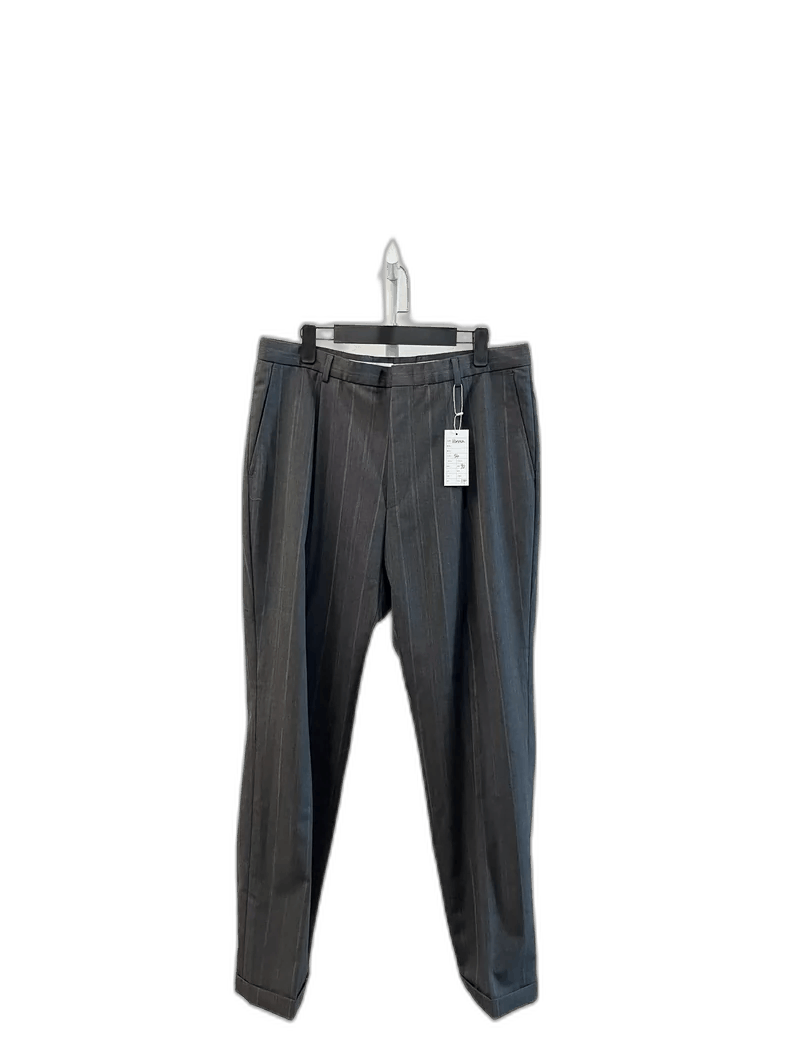 Versace versace men's gray stripe dress pants Size US 44 / EU 60 - 1 Thumbnail