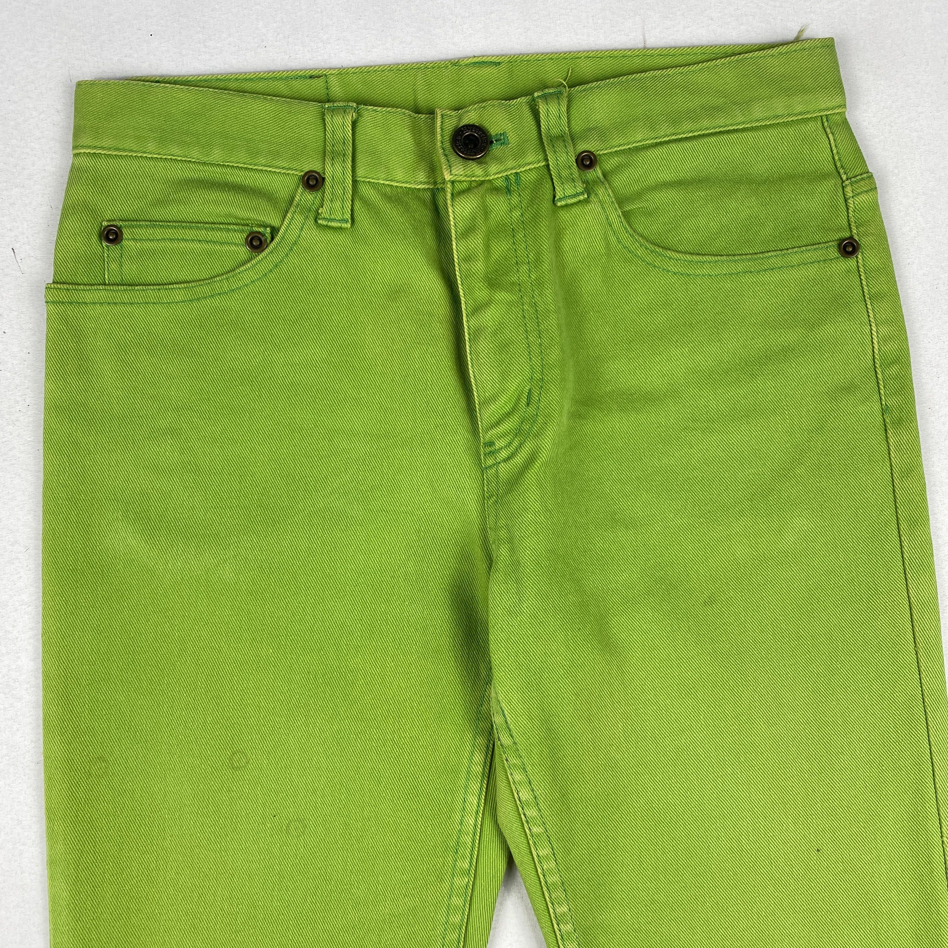 Hysteric Glamour Neon Green Flared Pants Size 28" / US 6 / IT 42 - 7 Thumbnail