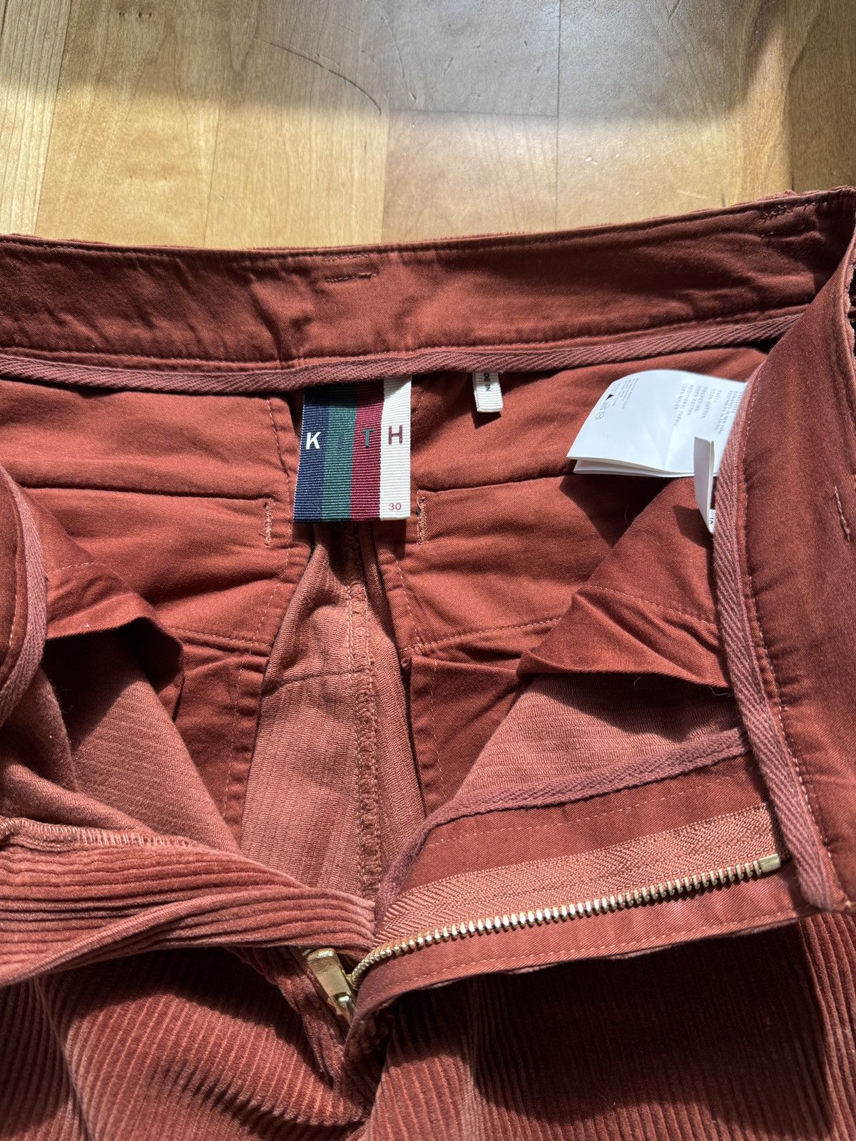 Kith KITH Orange Corduroy Cargo Pants Size US 30 / EU 46 - 4 Thumbnail