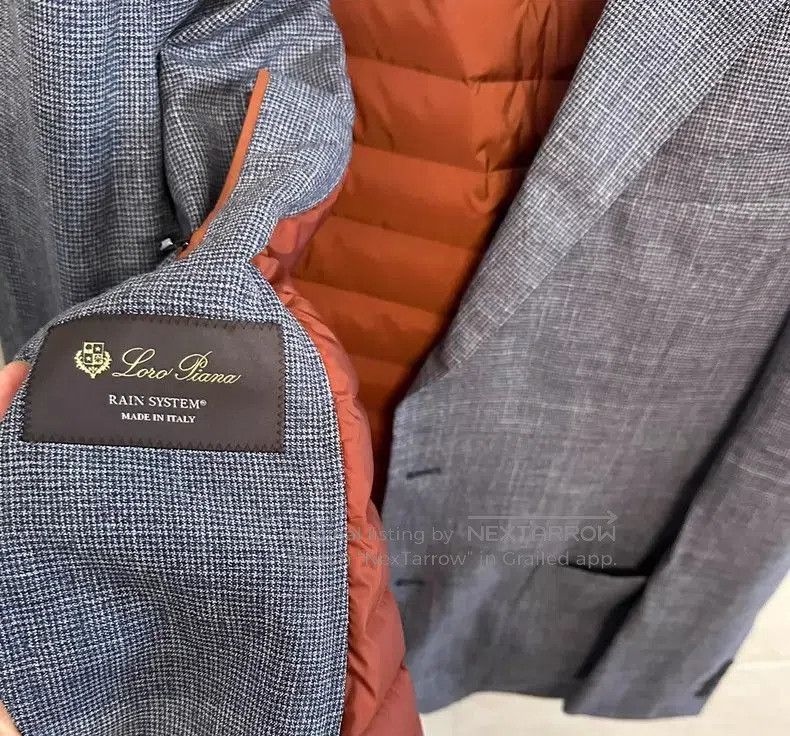 Loro Piana Loro Piana Blue White Rain System Blazer. Size US XL / EU 56 / 4 - 3 Thumbnail