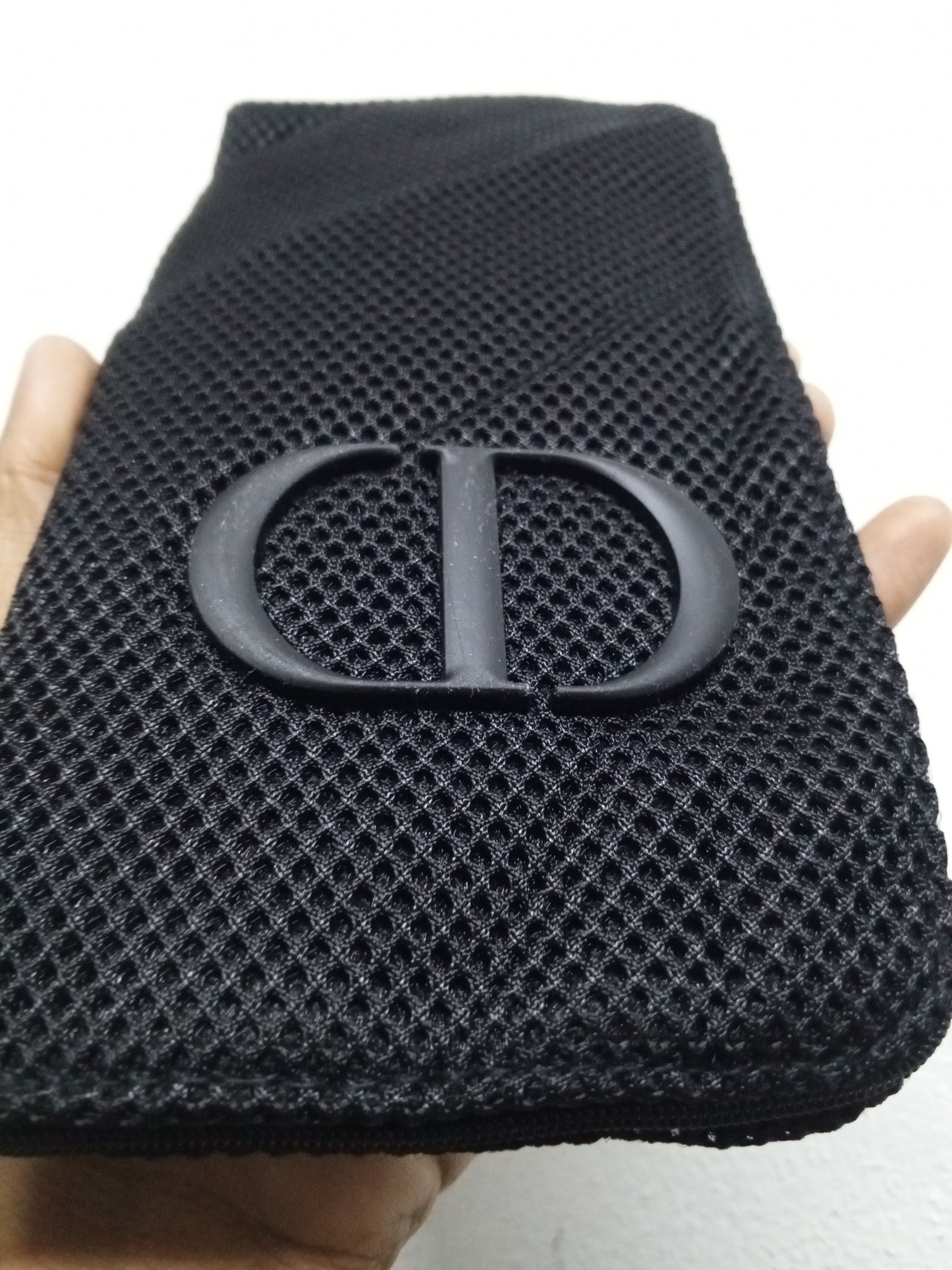 Dior Christian Dior Brush Holder Mesh Pouch Black Logo 12×23×1cm Size ONE SIZE - 8 Thumbnail
