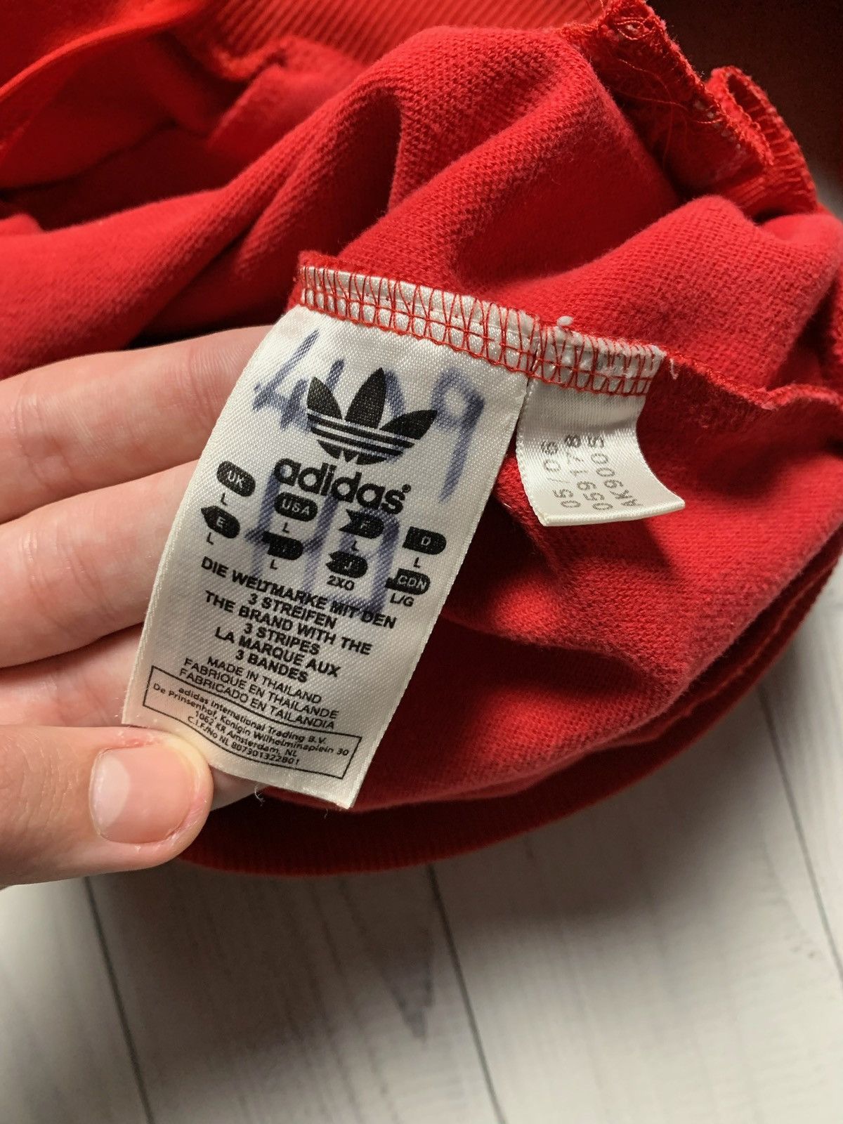 Adidas × Vintage Vintage adidas London track jacket size L red rare Dog Size US L / EU 52-54 / 3 - 6 Thumbnail
