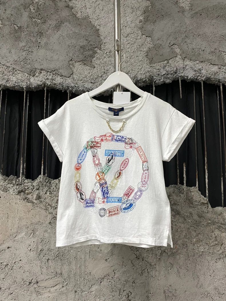 Louis Vuitton Louis Vuitton Chain Print Short Sleeve Size US XS / EU 42 / 0 - 1 Thumbnail