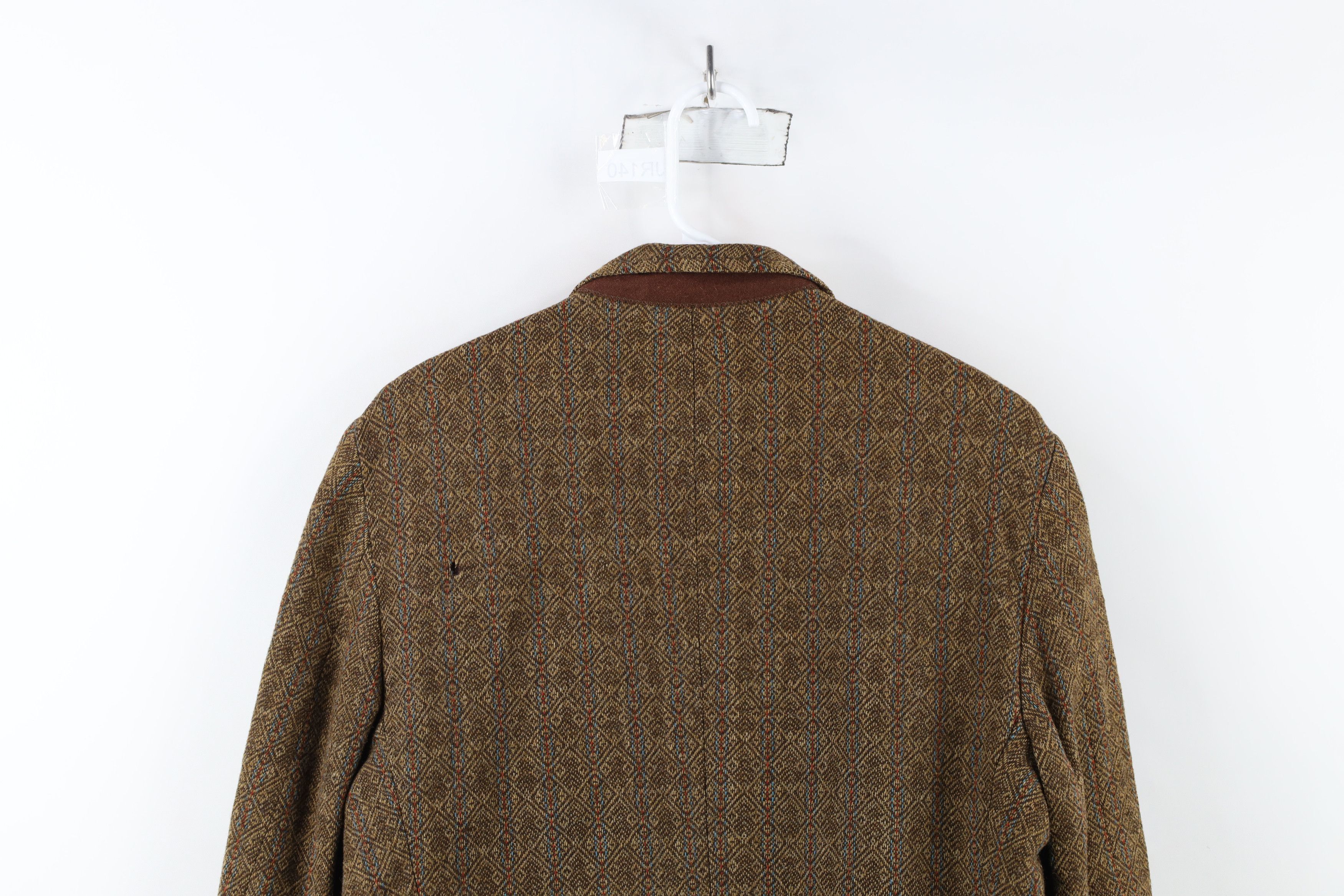 Vintage Vintage 60s 70s Streetwear Geometric Coat Blazer Jacket USA Size US L / EU 52-54 / 3 - 14 Thumbnail