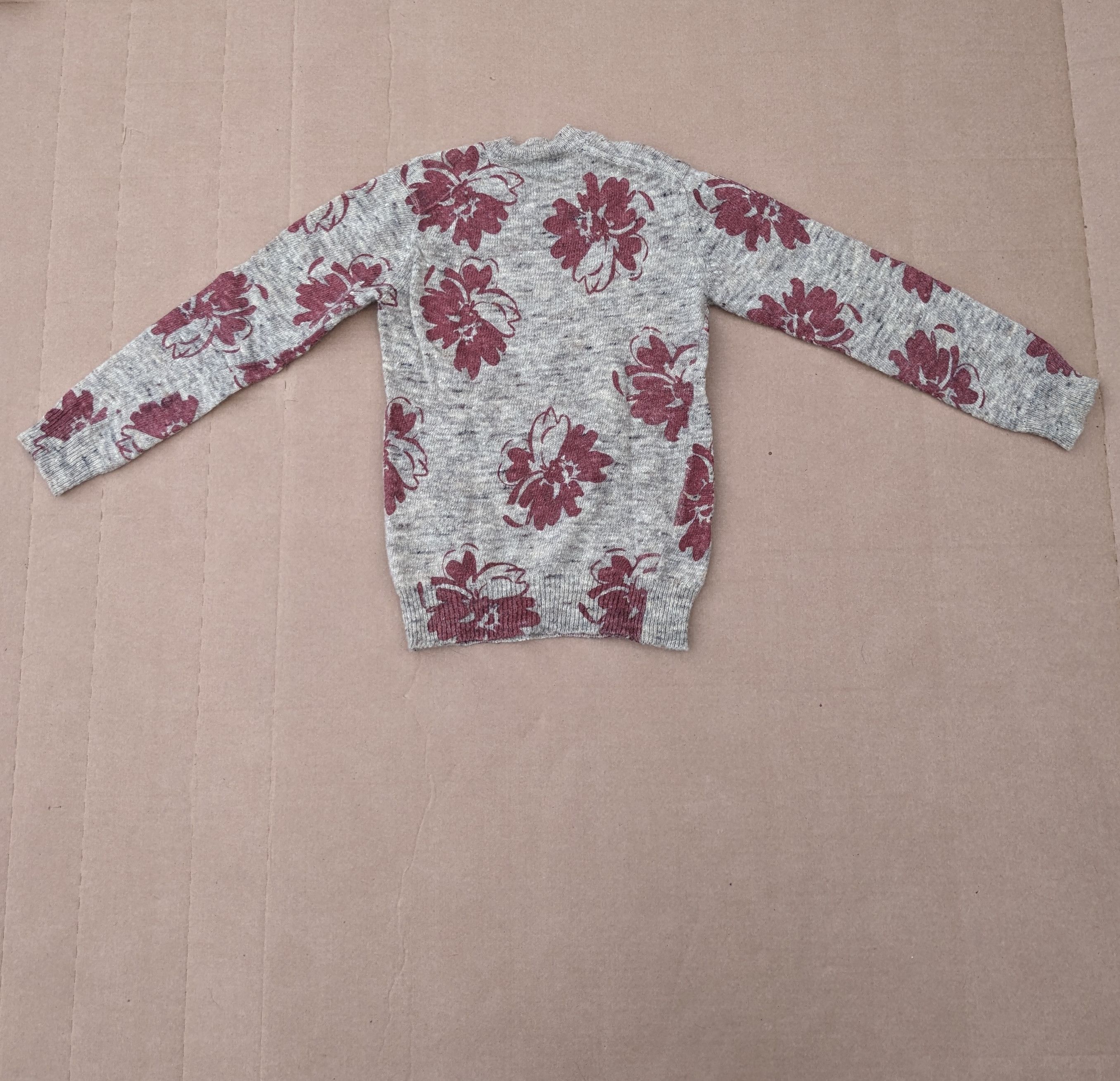 Comme des Garcons 1997 Comme Des Garcons Vintage Floral Sweater Size M / US 6-8 / IT 42-44 - 2 Thumbnail