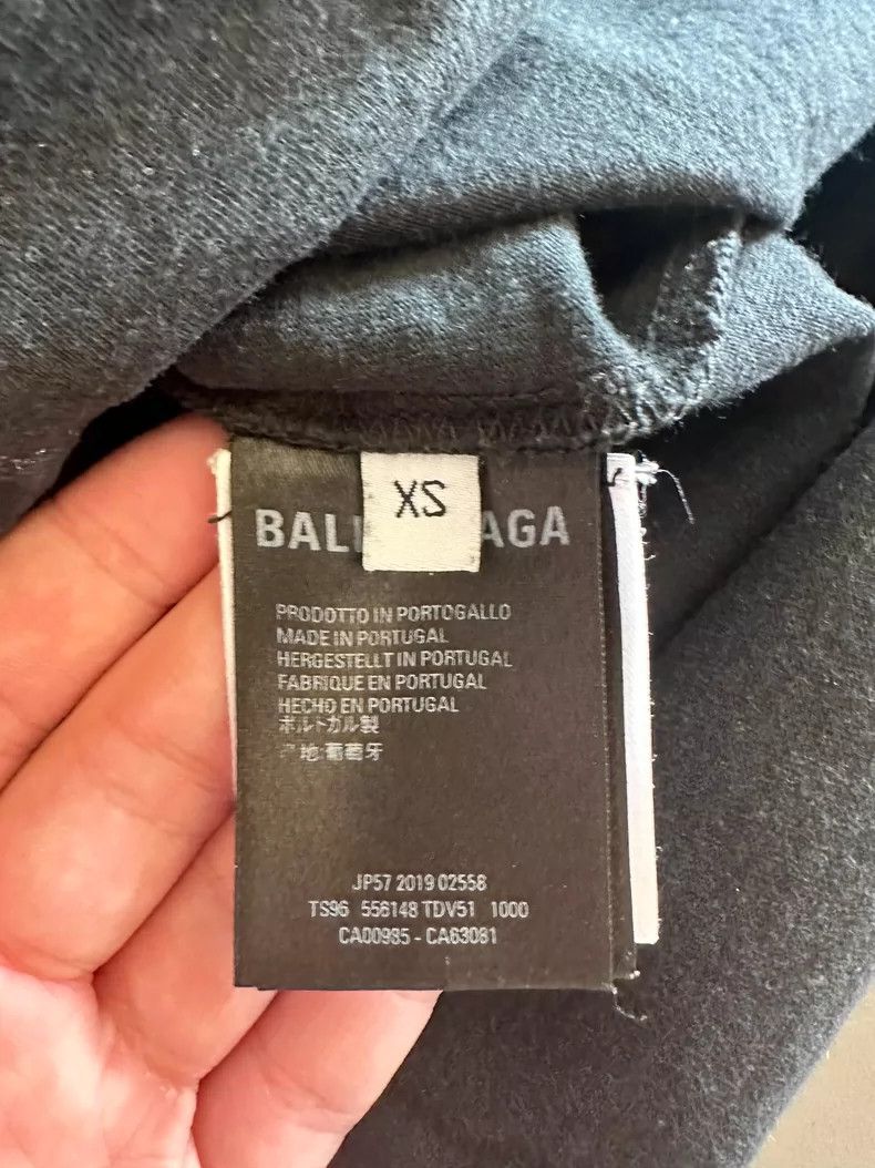 Balenciaga Balenciaga Wheat Pattern Short Sleeve T-Shirt Black XS Siz Size US XS / EU 42 / 0 - 3 Thumbnail