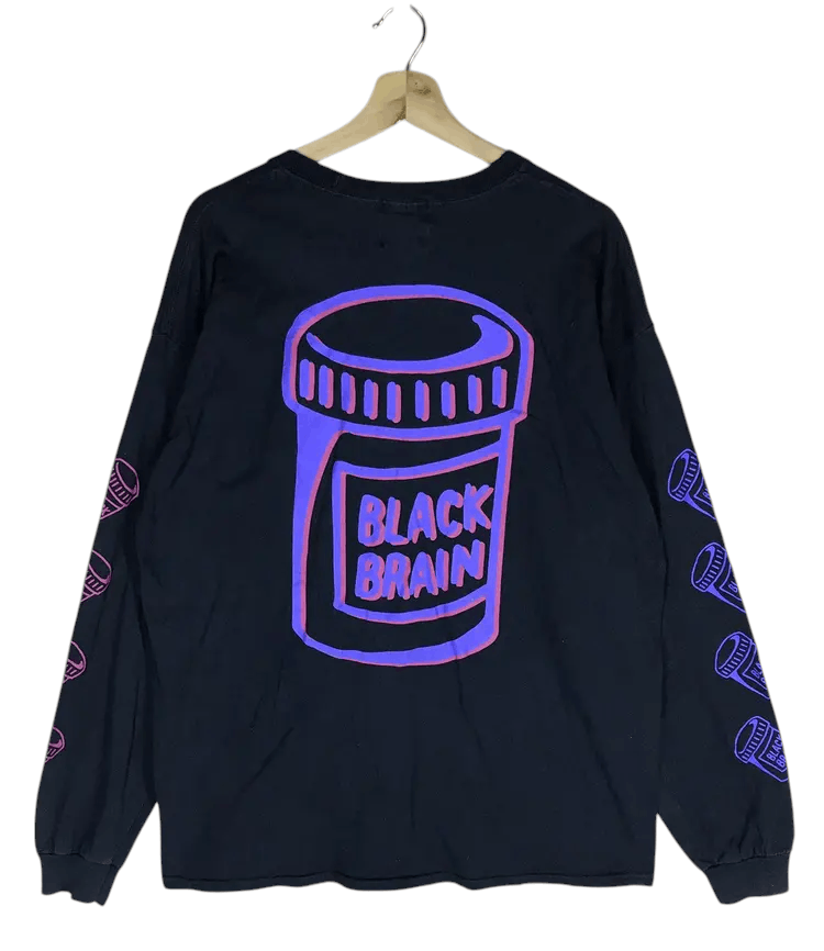 Gildan Black Brain Tshirts Size US XL / EU 56 / 4 - 2 Thumbnail