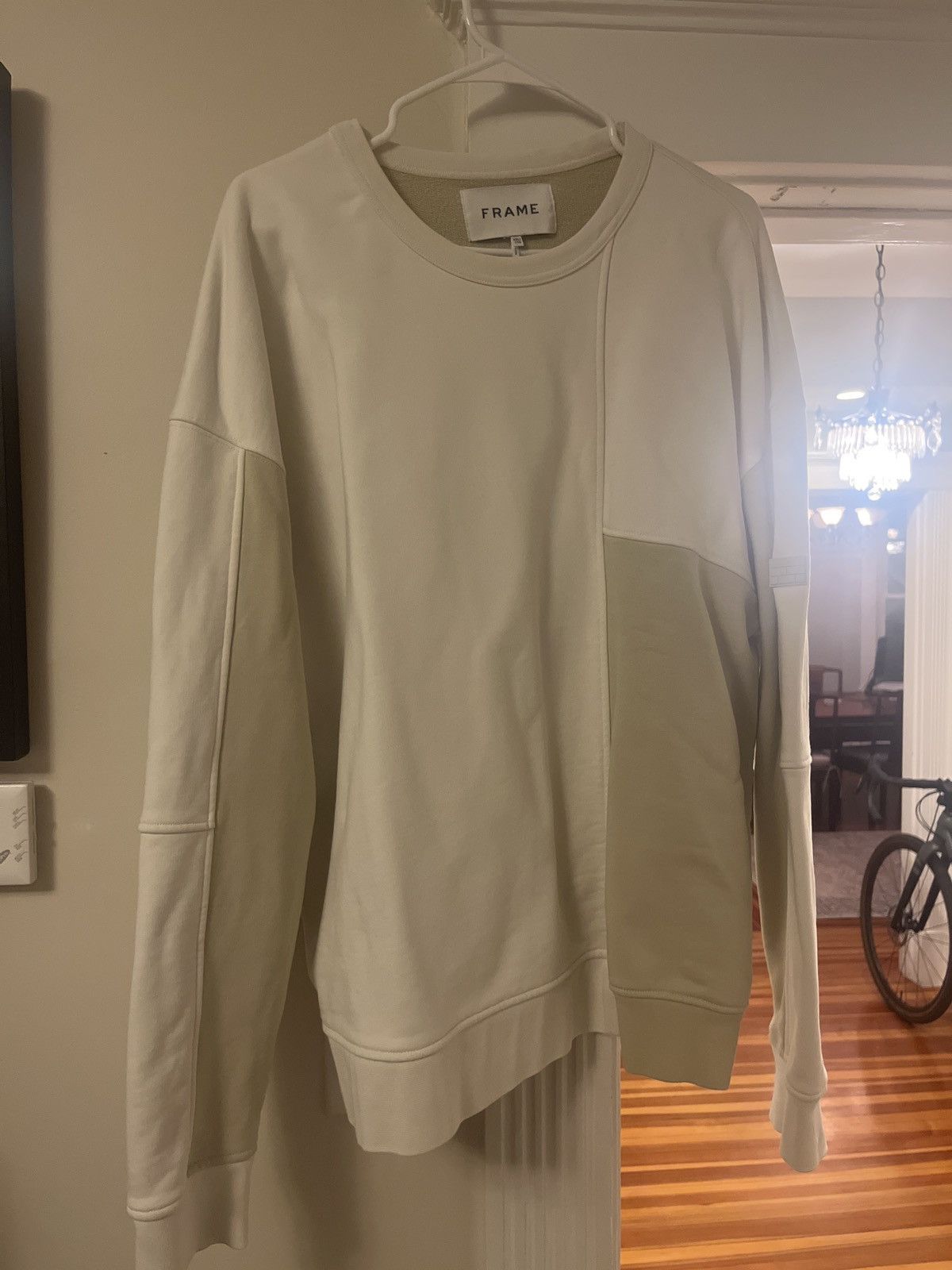 Frame Frame Checkered Off-White Sweatshirt Size US XXL / EU 58 / 5 - 1 Thumbnail