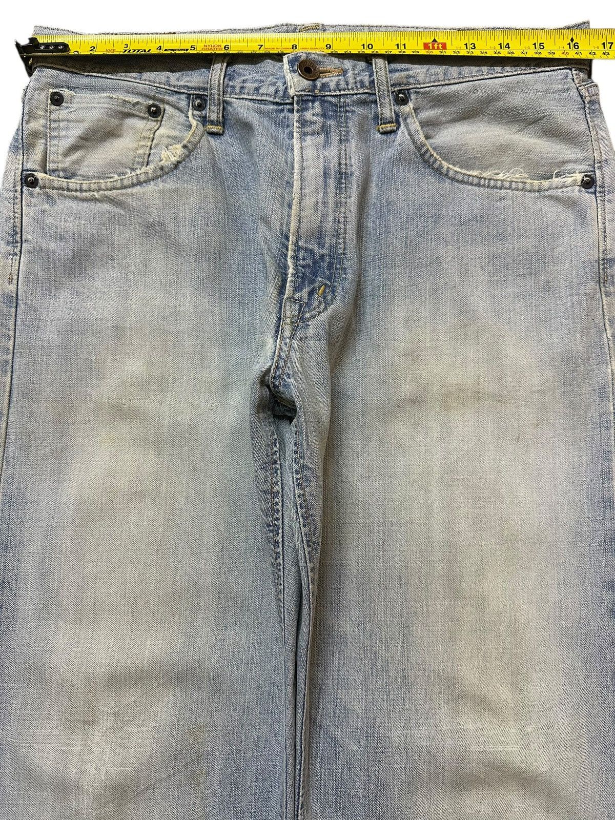 Edwin Vintage Edwin 505zx Light Faded Wash Style Baggy Jeans Size US 32 / EU 48 - 12 Thumbnail