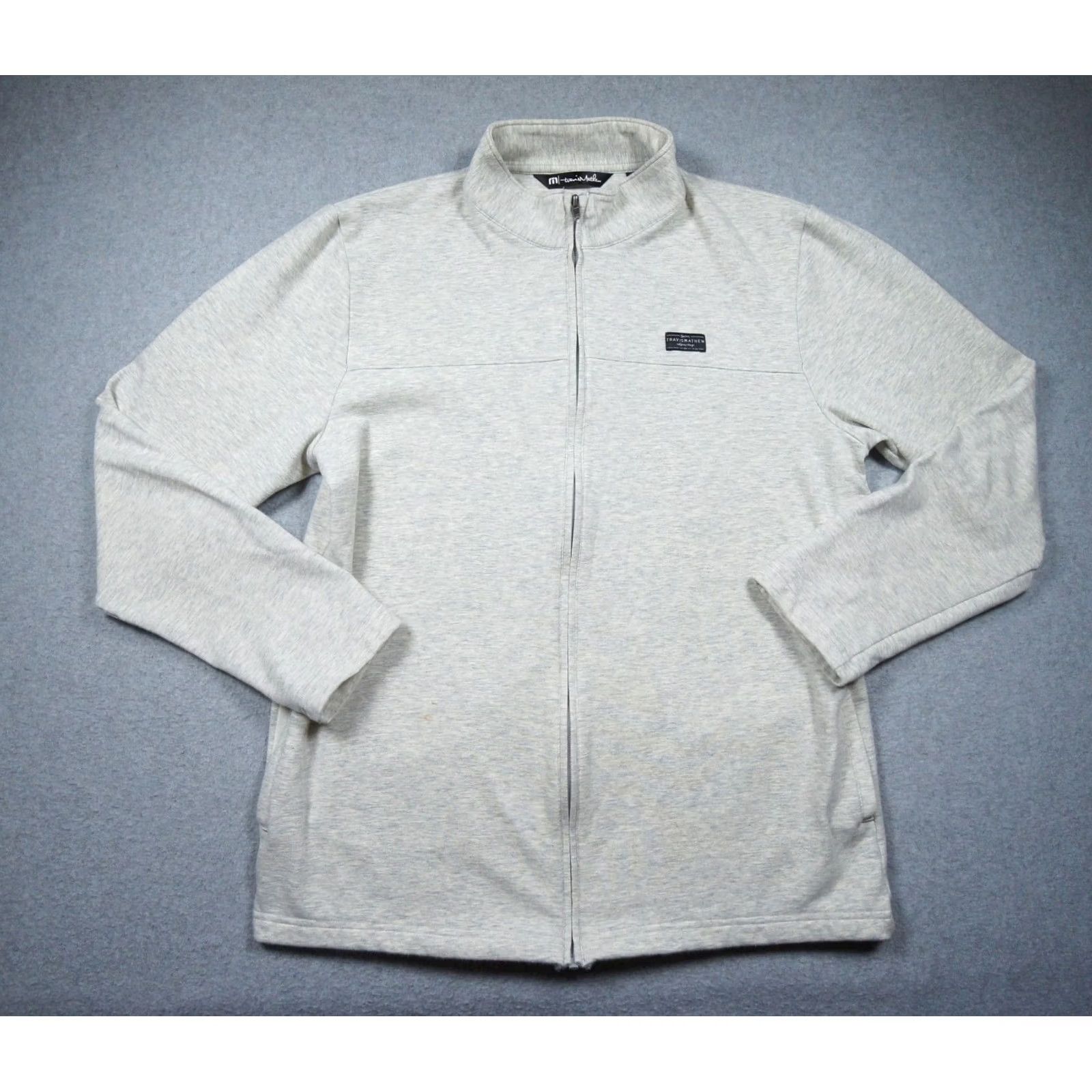 TravisMathew Travis Mathew Sweatshirt Mens Medium Gray Full Zip Koozie 2.0 Stretch Casual Size US M / EU 48-50 / 2 - 2 Thumbnail