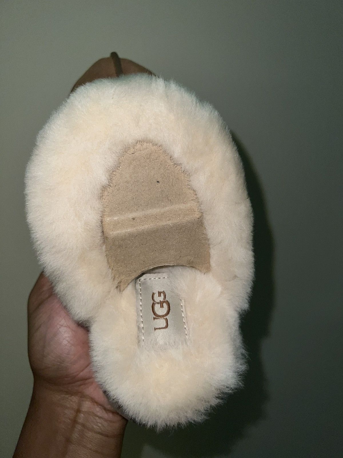 Ugg UGG Women's Disquette Platform Clog Slipper, US 7, Chestnut Size US 7 / IT 37 - 4 Thumbnail