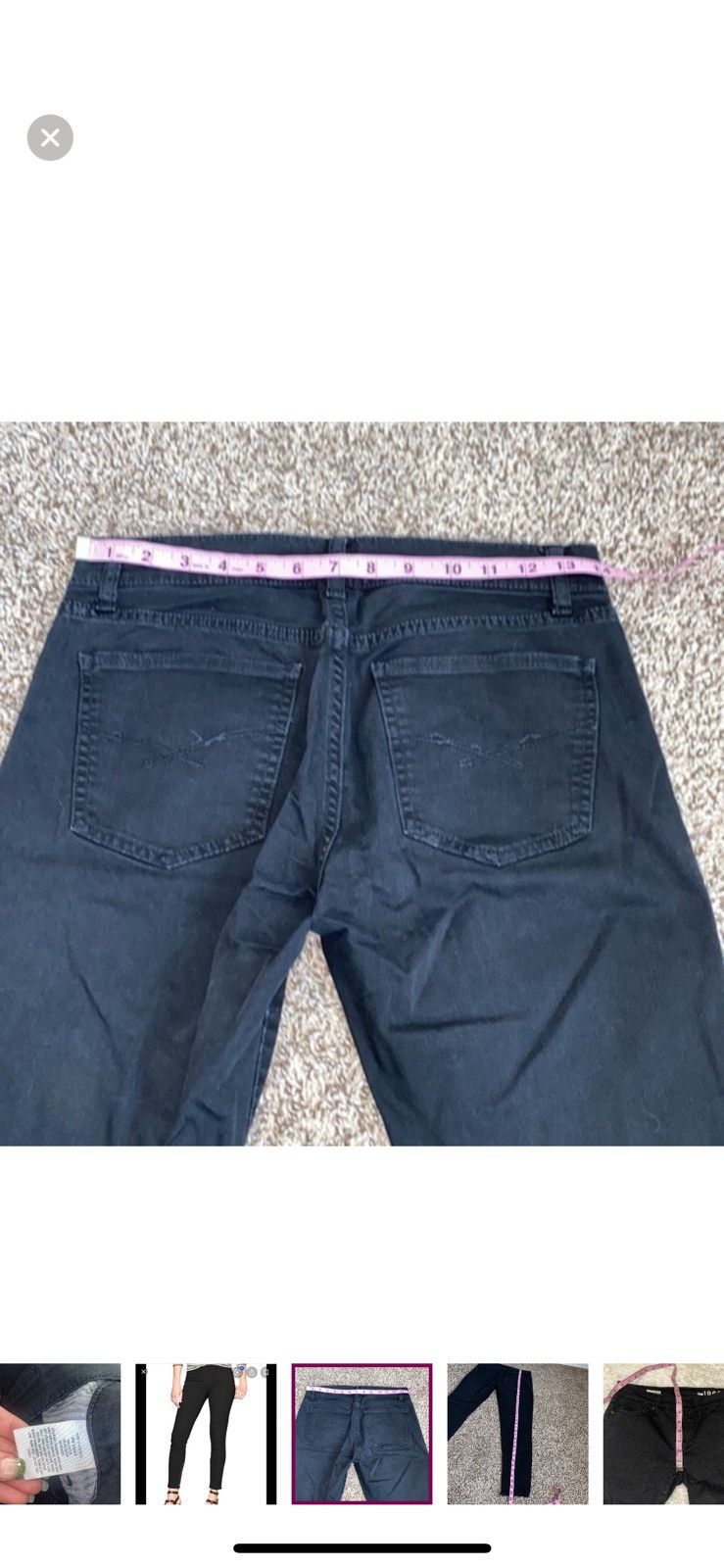 Gap Gap black inseam zipper legging jeans size 2 Size 26" / US 2 / IT 38 - 10 Thumbnail