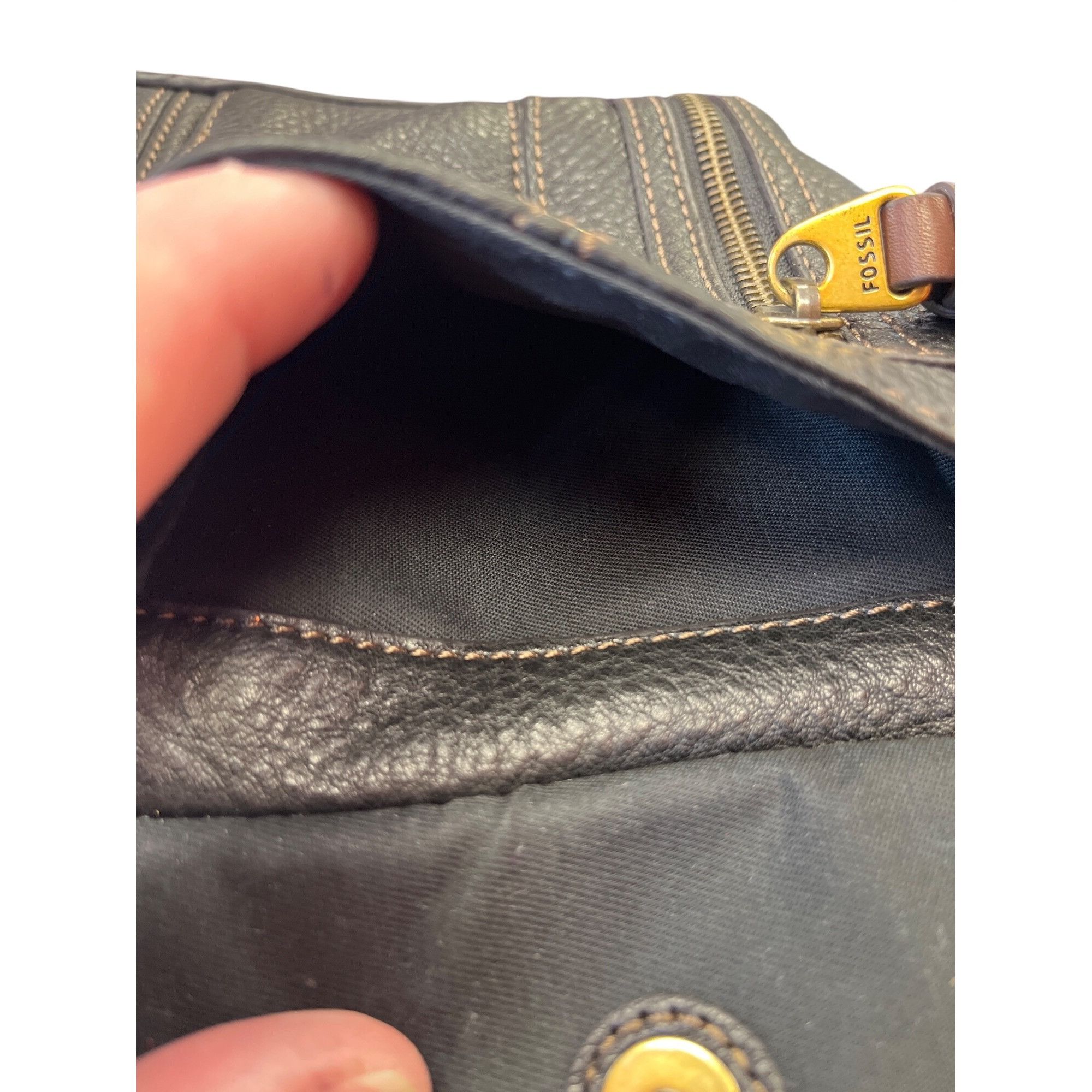 Fossil fossil Vintage wms brown leather messenger crossbody shoulde Size ONE SIZE - 13 Thumbnail